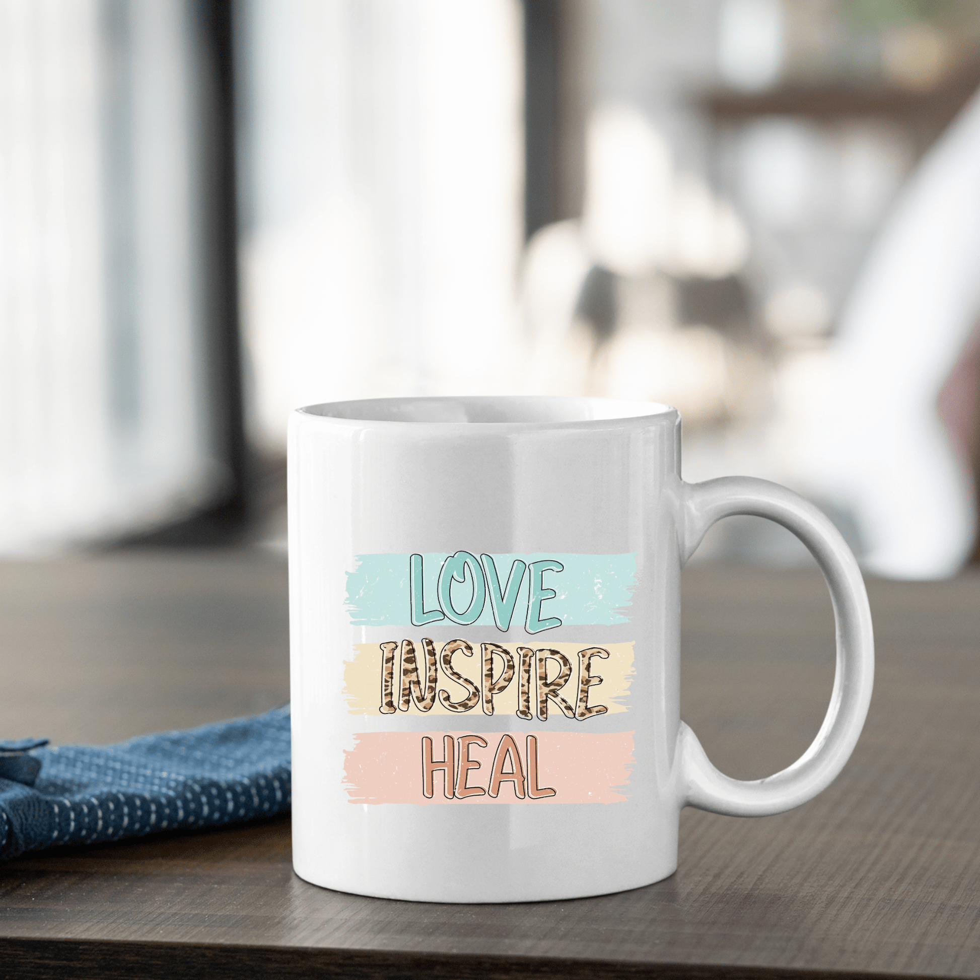 Love Inspire Heal Nurse Mug | Inspirational Nurse Gift - Granville Designs