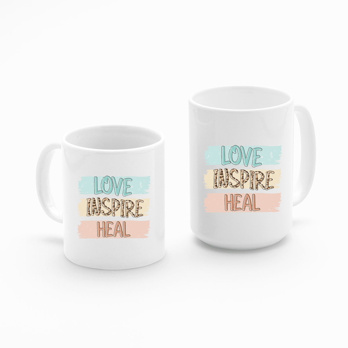 Love Inspire Heal Nurse Mug | Inspirational Nurse Gift - Granville Designs