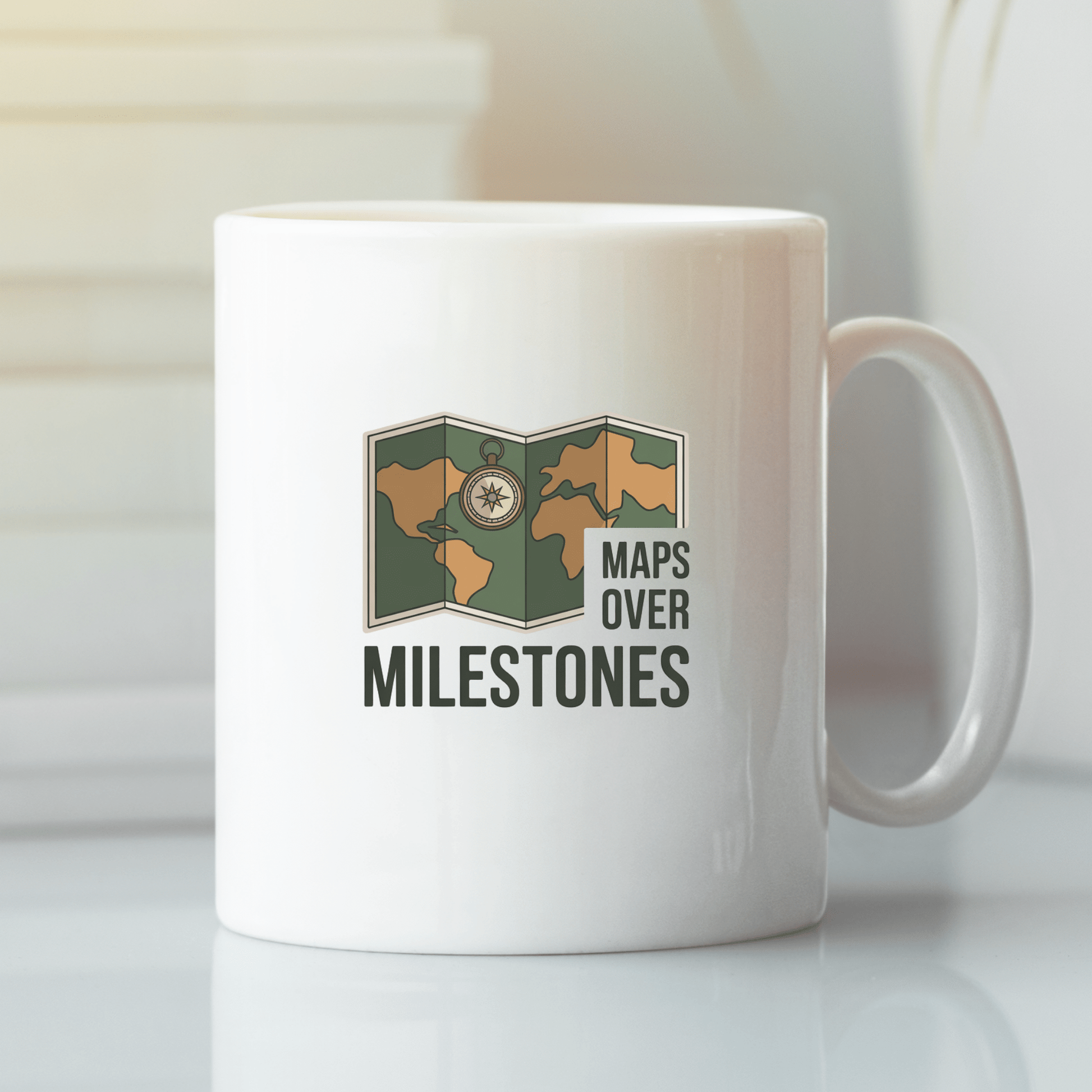 Maps Over Milestones | Travel Lover Mug - Granville Designs