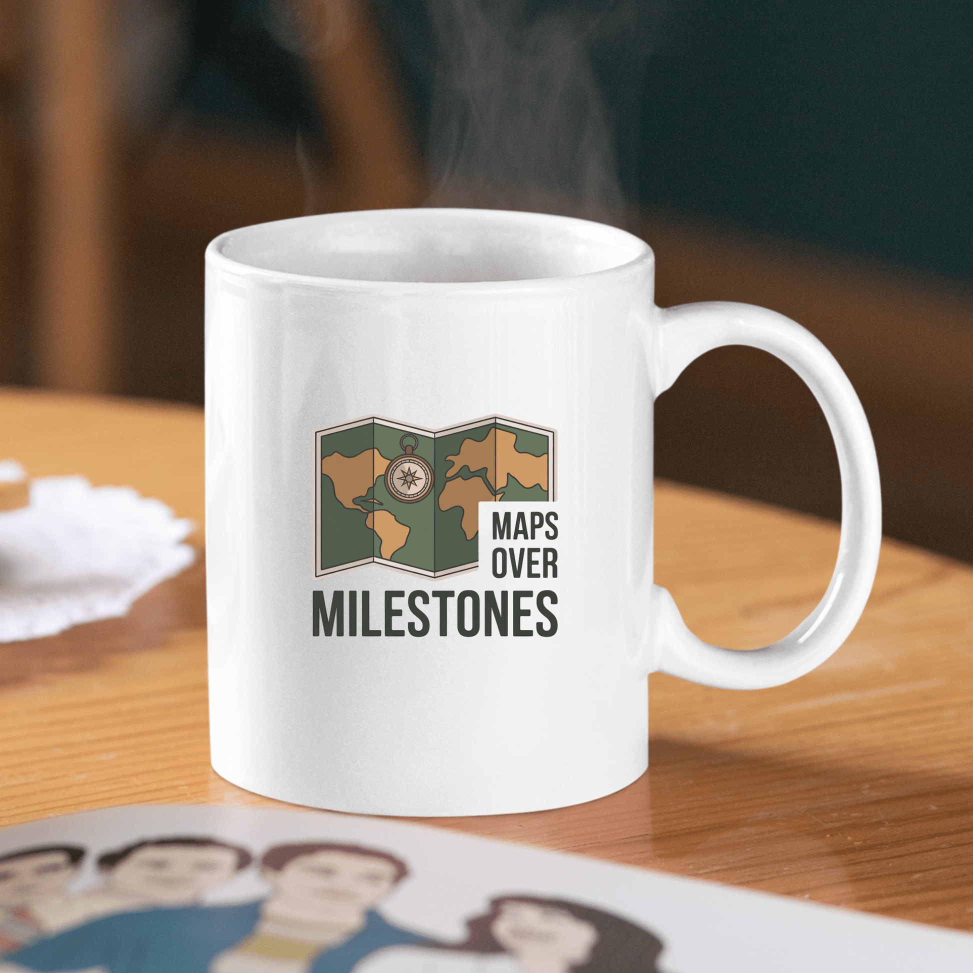 Maps Over Milestones | Travel Lover Mug - Granville Designs