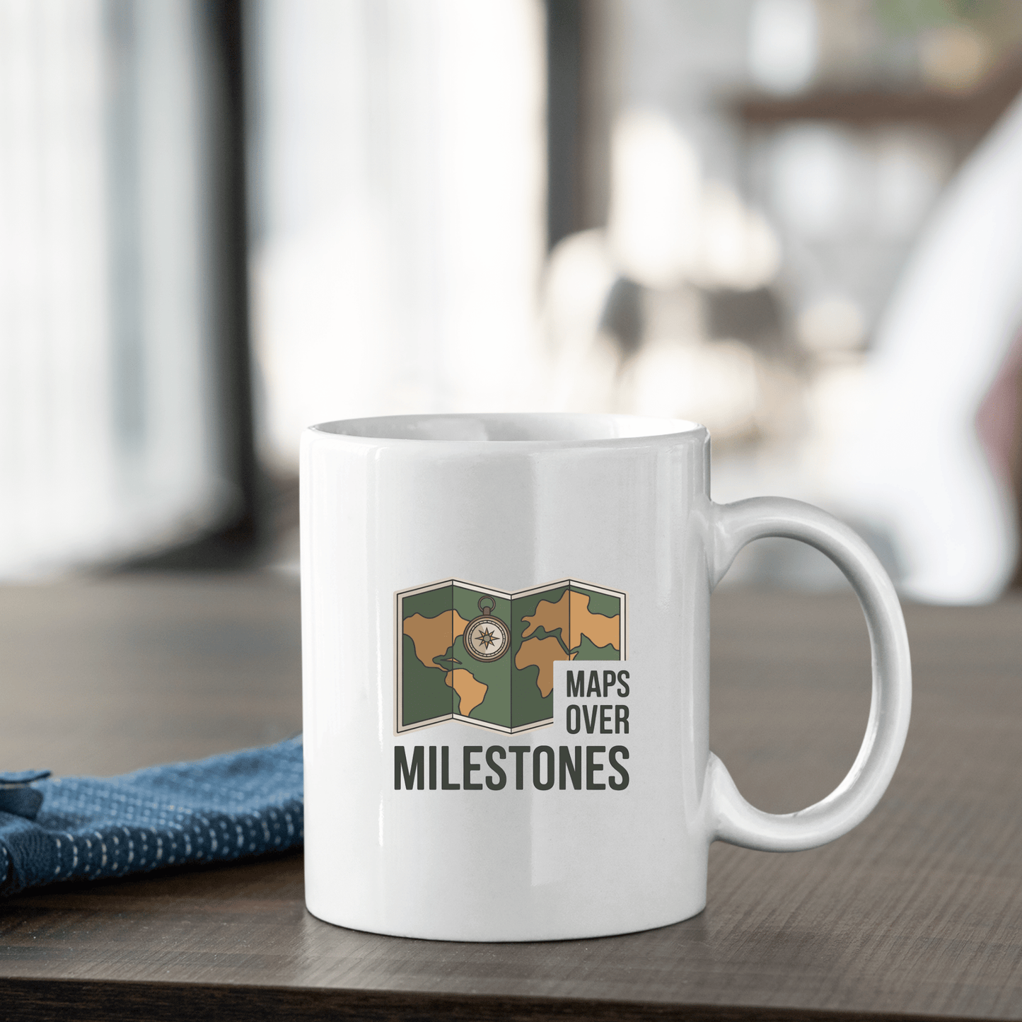 Maps Over Milestones | Travel Lover Mug - Granville Designs