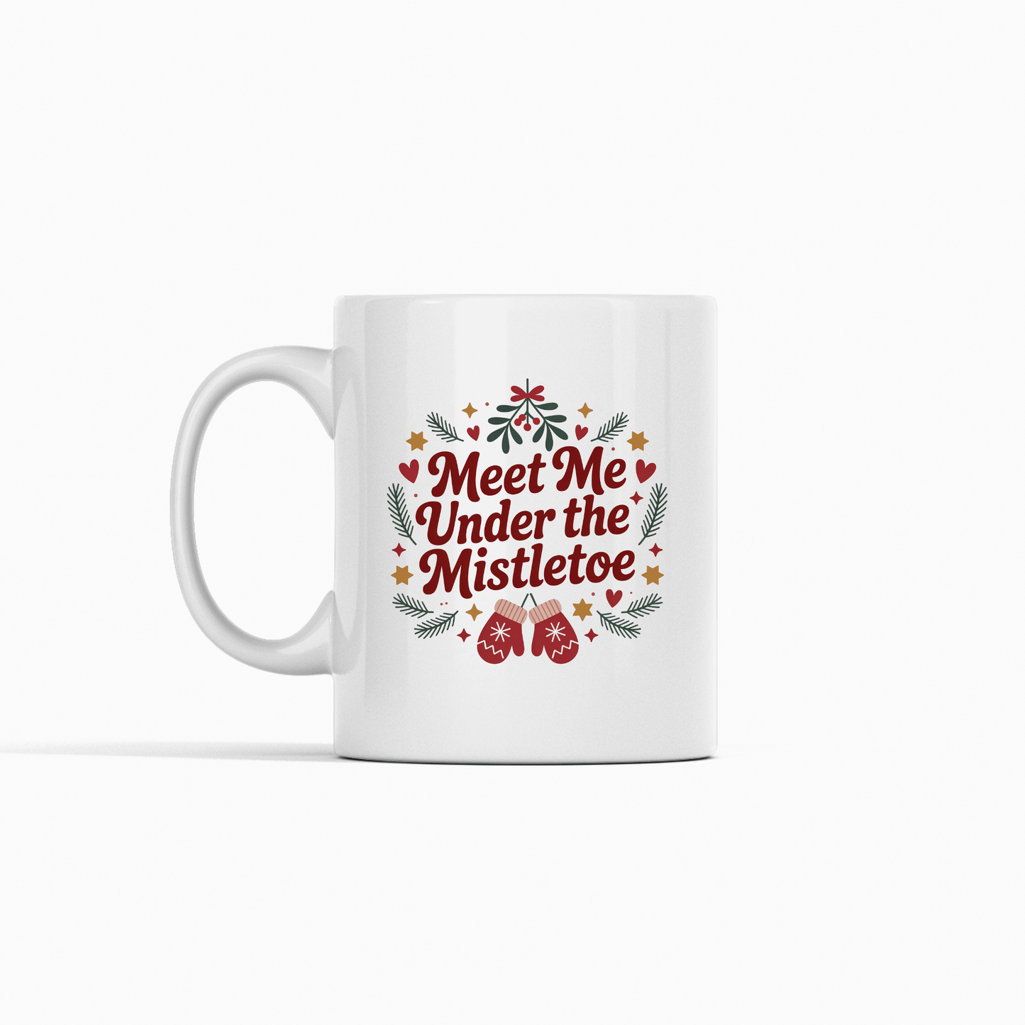 Meet Me Under the Mistletoe Christmas Mug - Granville Designs