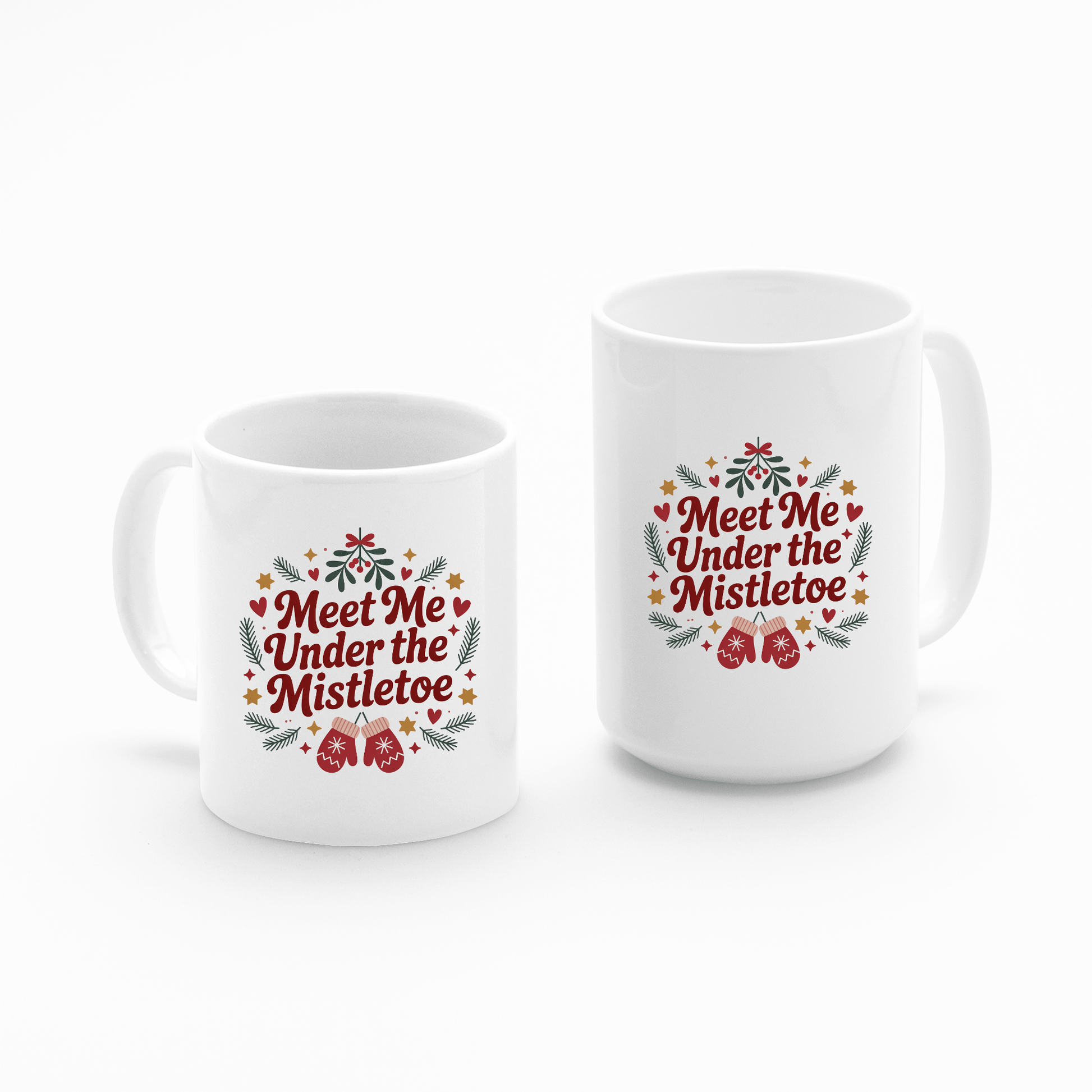 Meet Me Under the Mistletoe Christmas Mug - Granville Designs