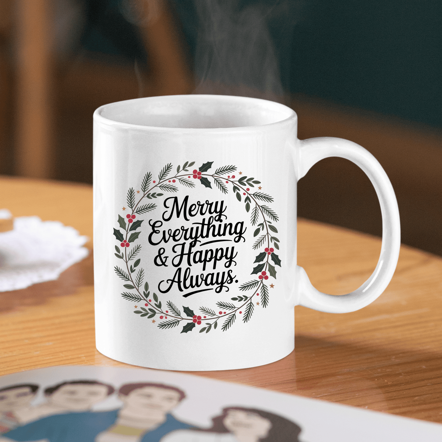 Merry Everything & Happy Always Holiday Mug - Granville Designs