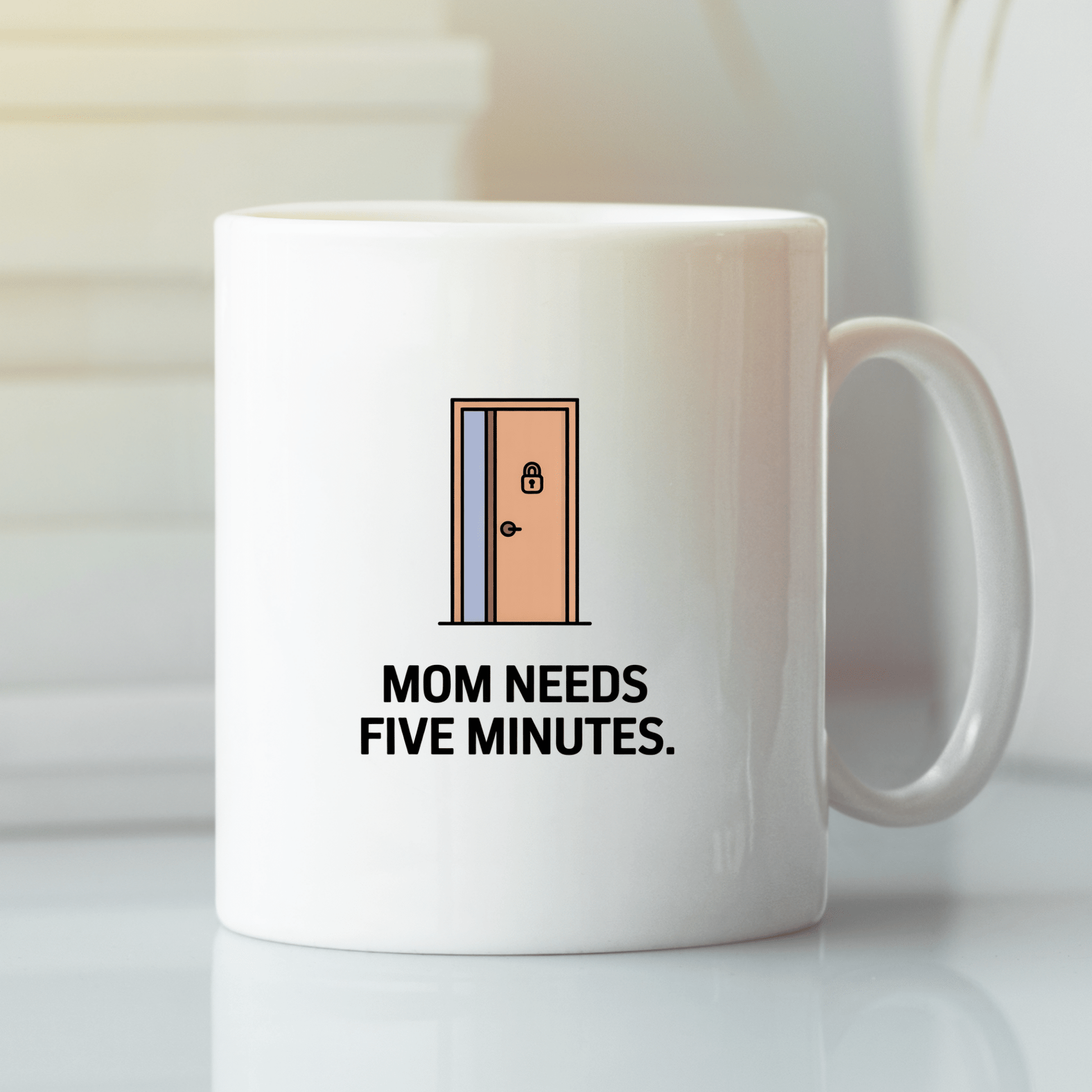 Mom Needs Five Minutes Mother’s Day Mug - Granville Designs