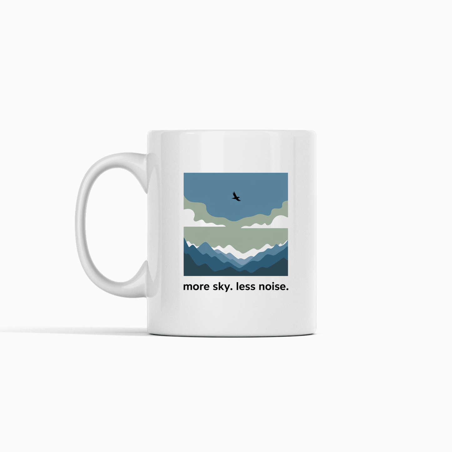 More Sky Less Noise Nature Lover Mug - Granville Designs