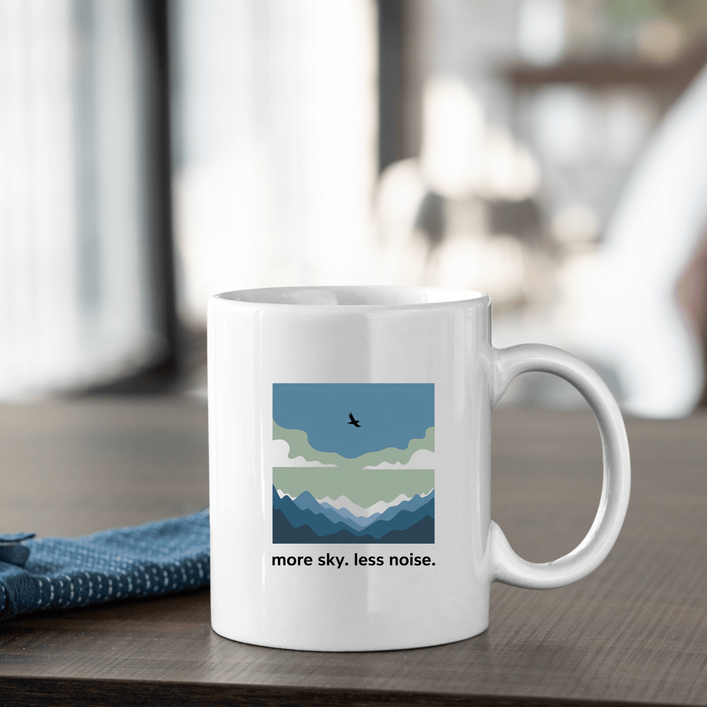 More Sky Less Noise Nature Lover Mug - Granville Designs