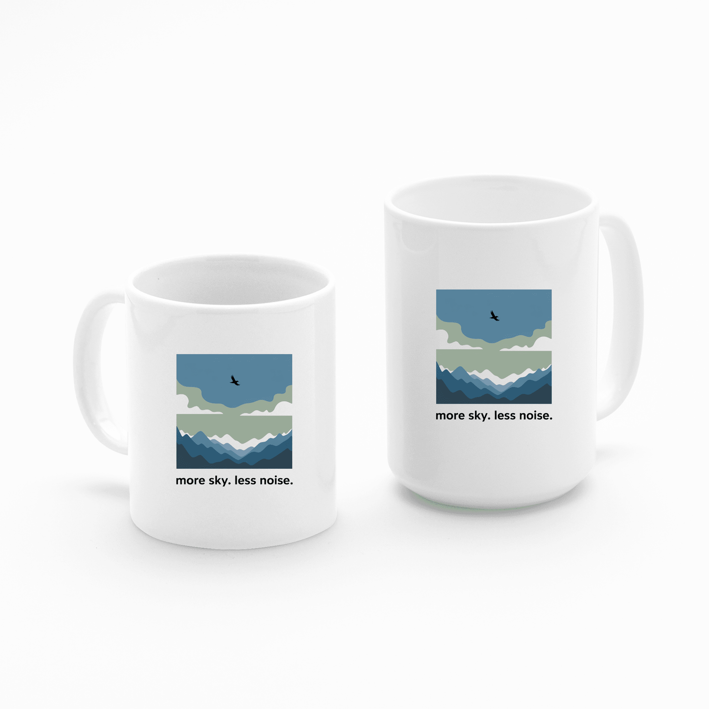 More Sky Less Noise Nature Lover Mug - Granville Designs