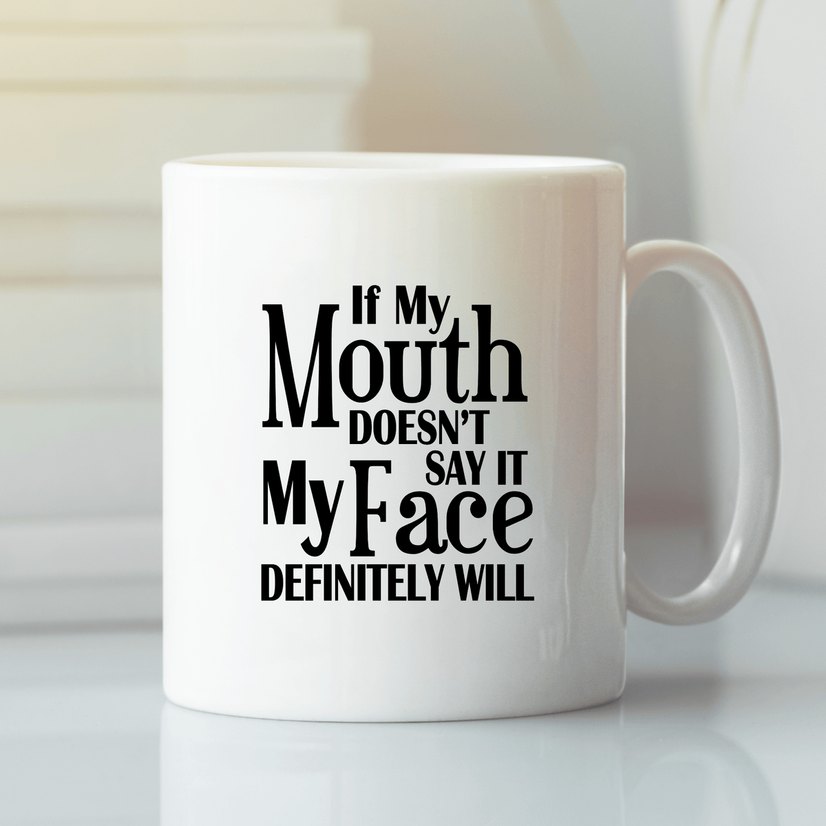 Mouth or Face Mug | Funny Coffee Mug for the Unfiltered - Granville Designs