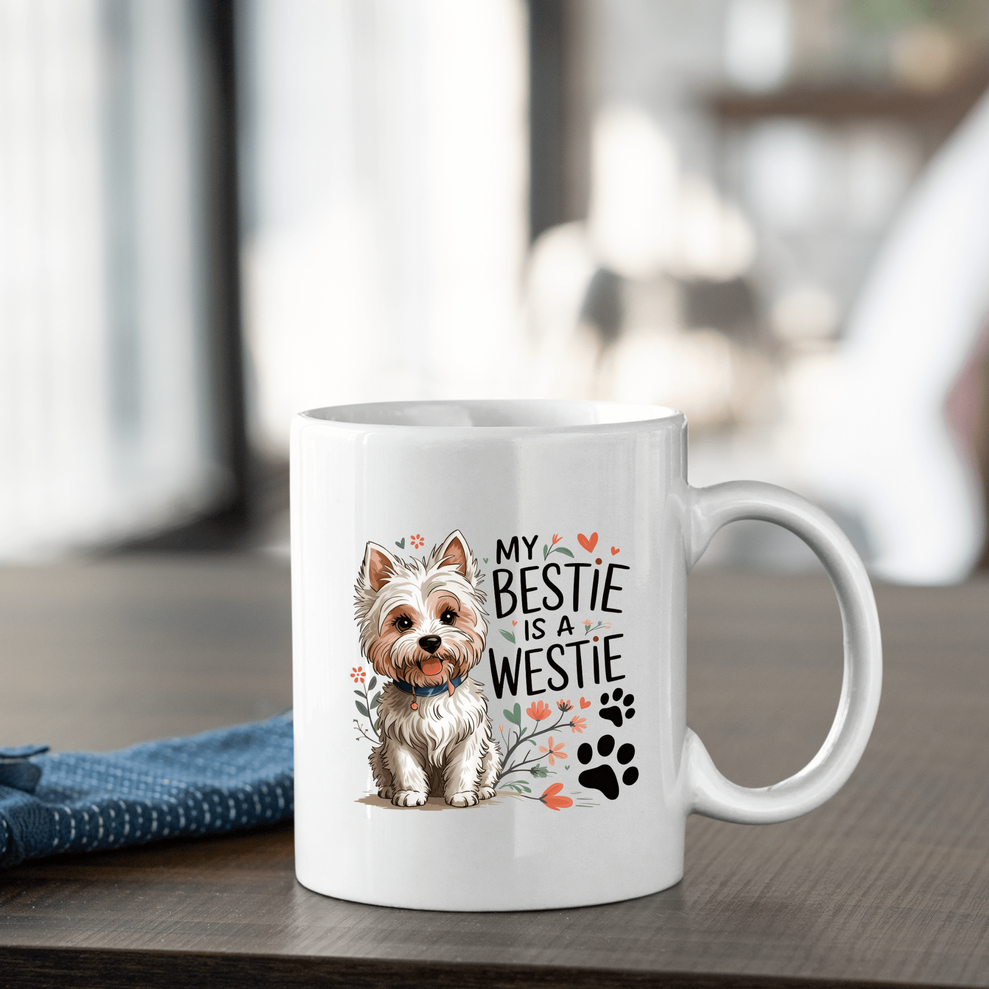 Dog Lover Westie Mug | My Bestie Is a Westie - Granville Designs