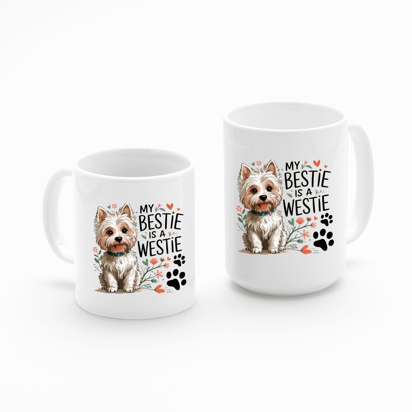 Dog Lover Westie Mug | My Bestie Is a Westie - Granville Designs