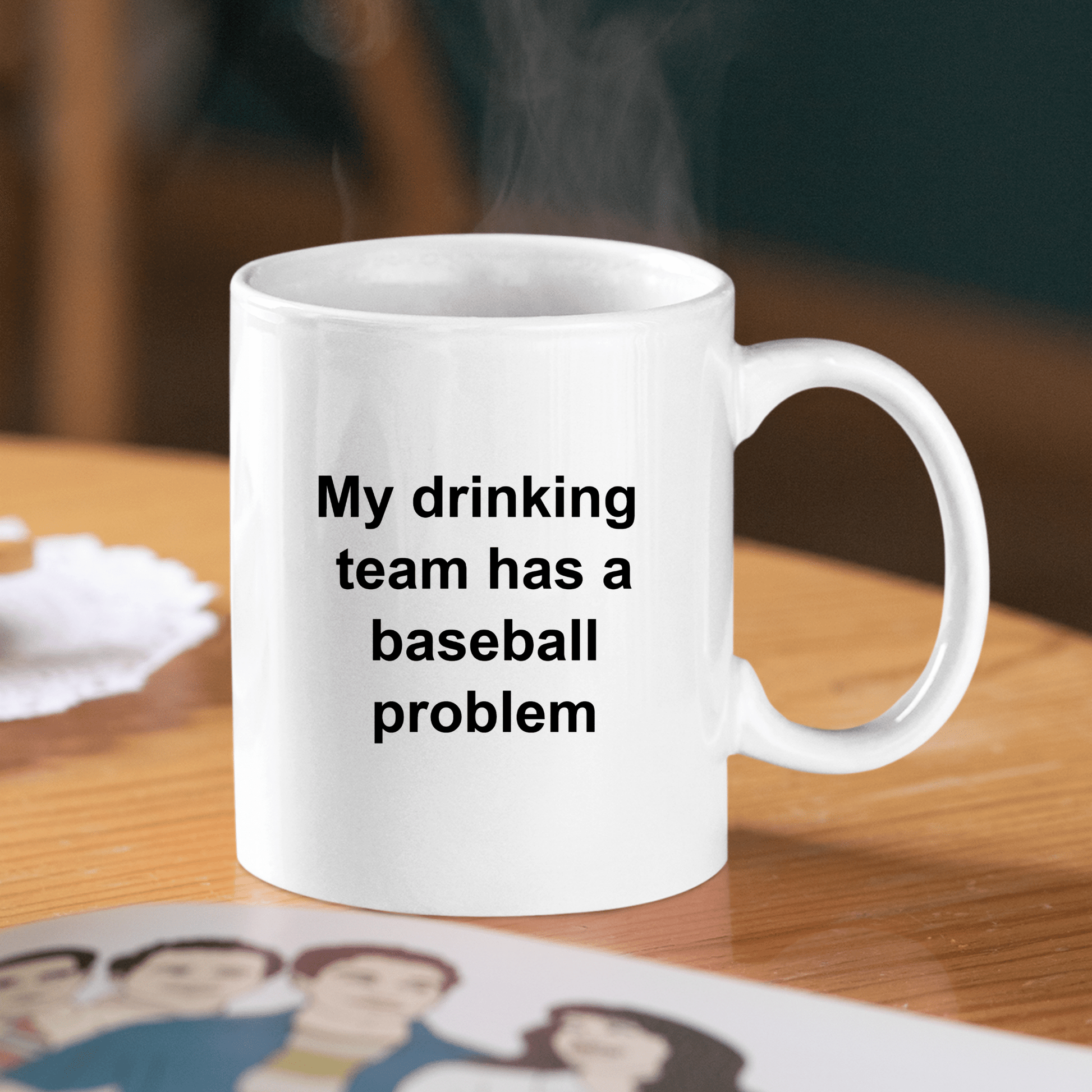 My Drinking Team Baseball Mug | Funny Baseball Gift - Granville Designs