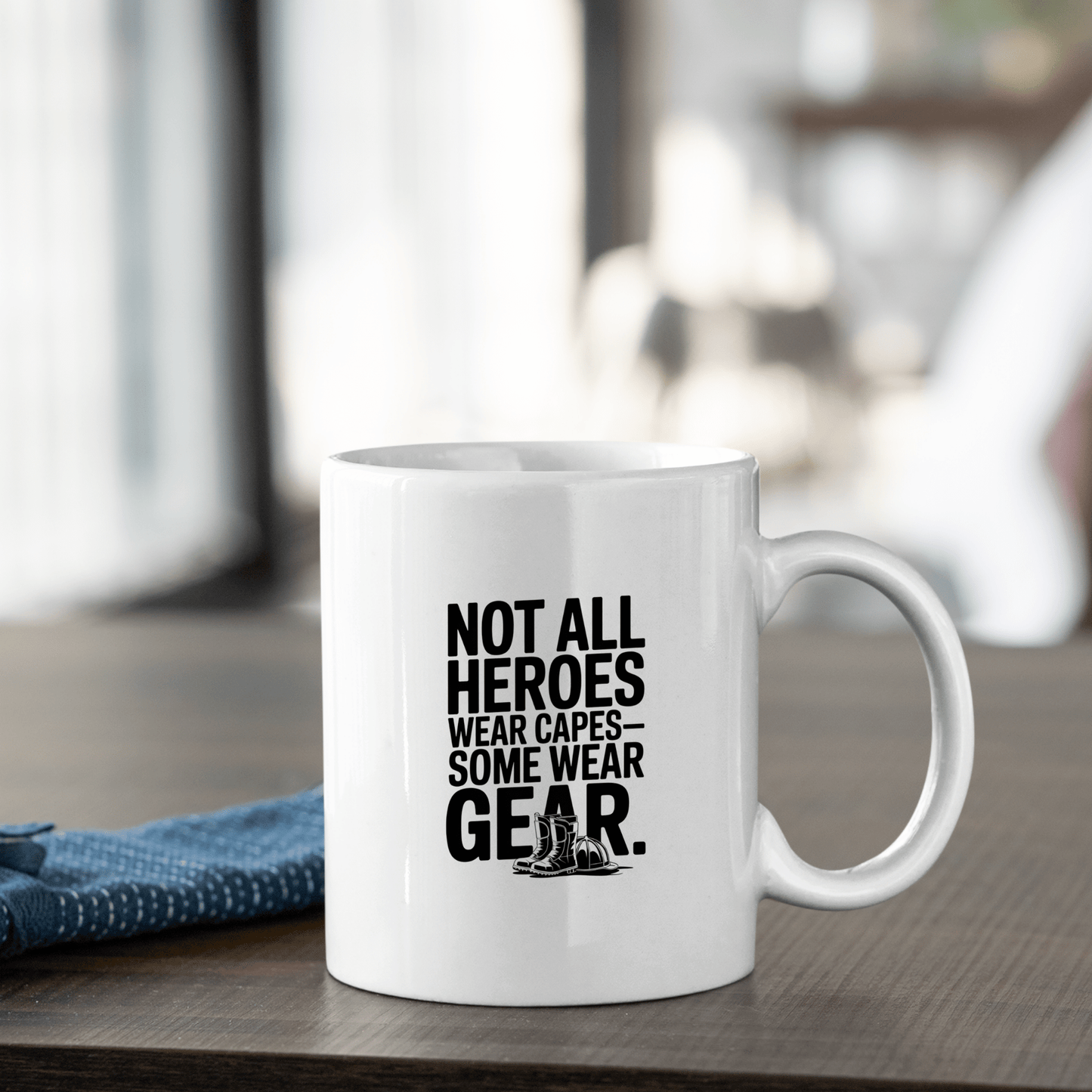 Not All Heroes Wear Capes Firefighter Mug - Granville Designs