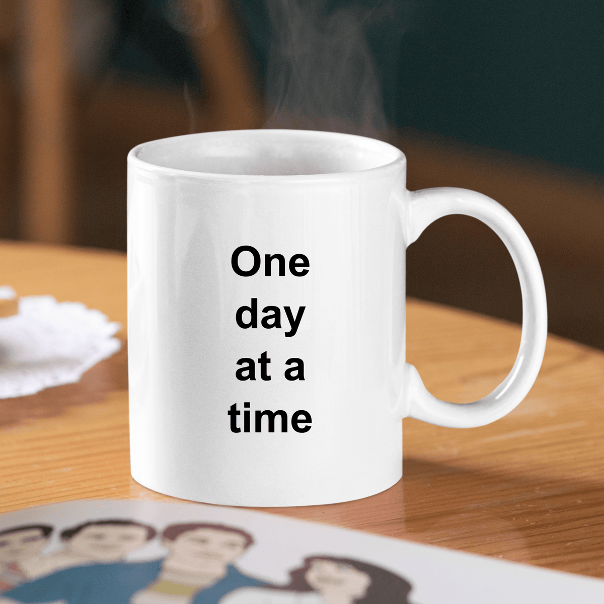 One Day at a Time Mug | Motivational Coffee Mug - Granville Designs