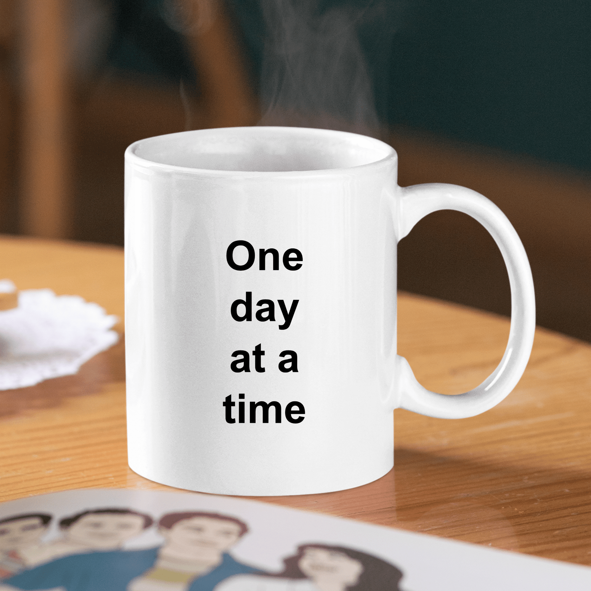 One Day at a Time Mug | Motivational Coffee Mug - Granville Designs