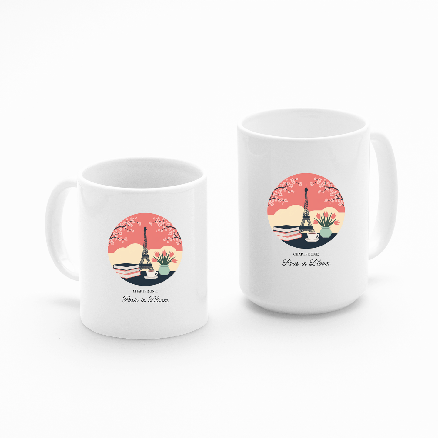 Paris in Bloom Mug | Gift for Writers and Readers - Granville Designs