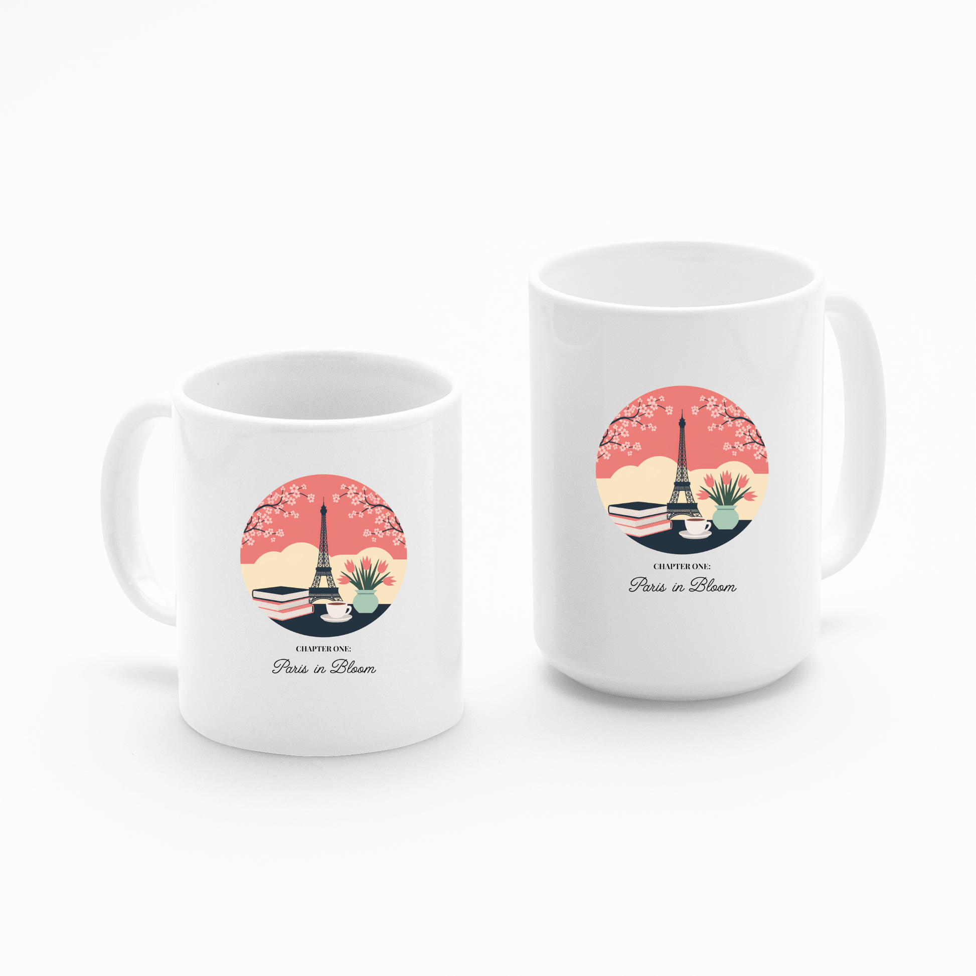 Paris in Bloom Mug | Gift for Writers and Readers - Granville Designs