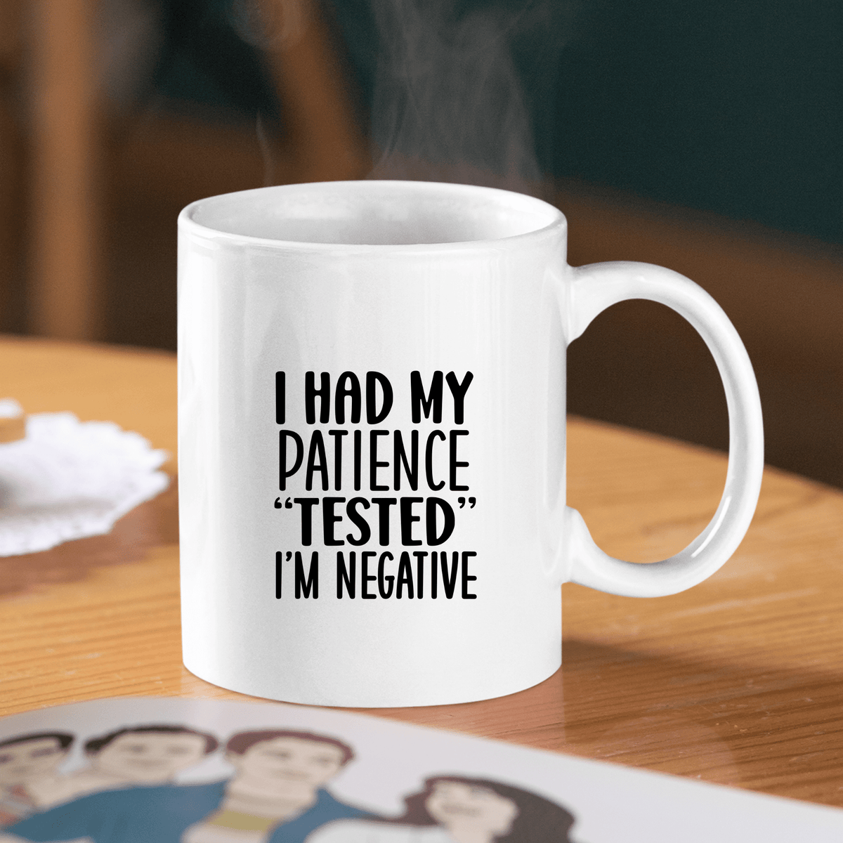 Patience Tested Mug | Funny Sarcastic Coffee Cup - Granville Designs