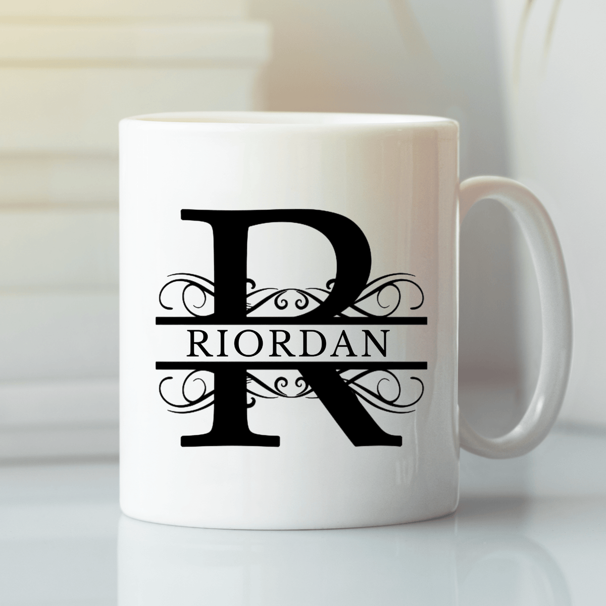 Personalized Monogram Mug | Custom Initial & Name Gift - Granville Designs
