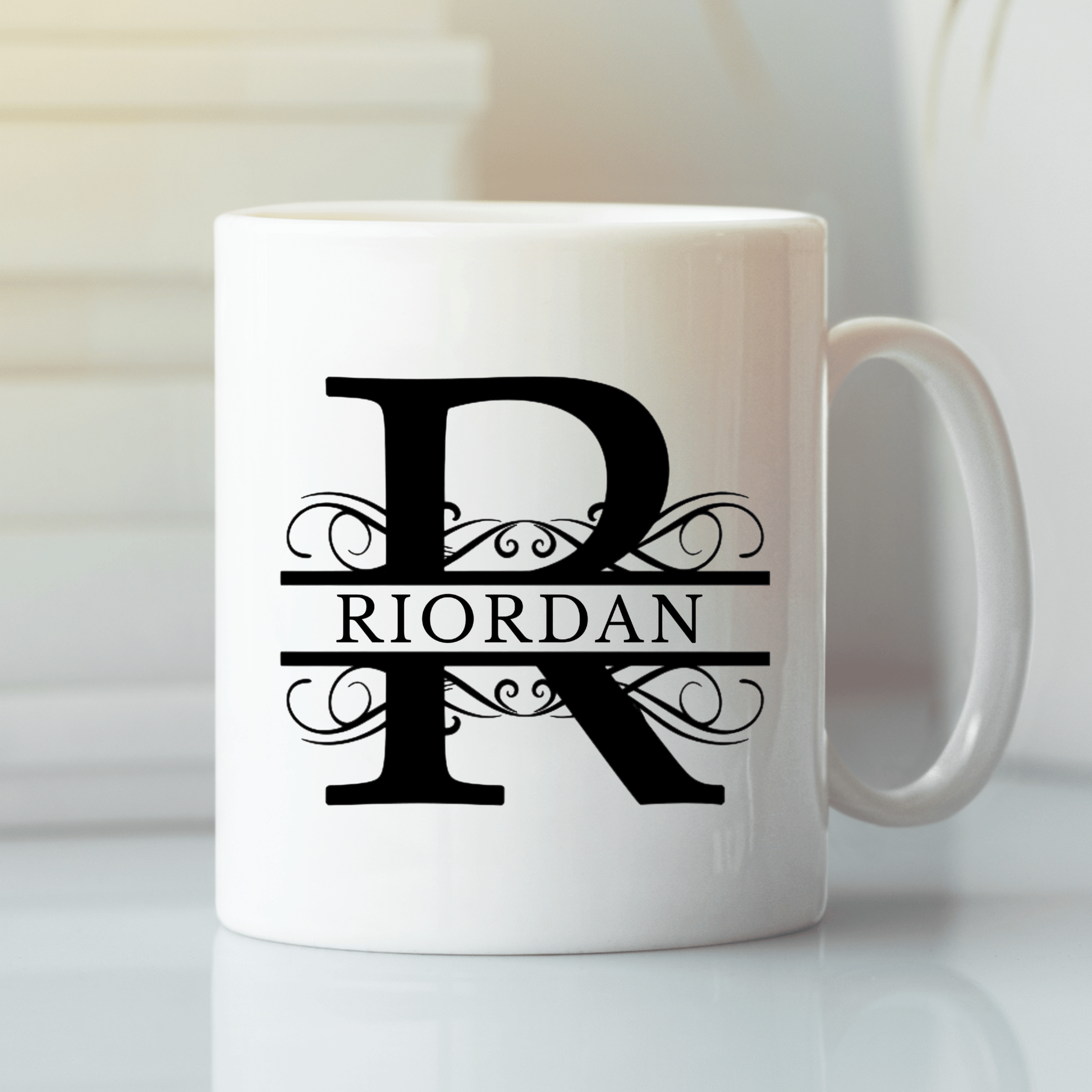 Personalized Monogram Mug | Custom Initial & Name Gift - Granville Designs