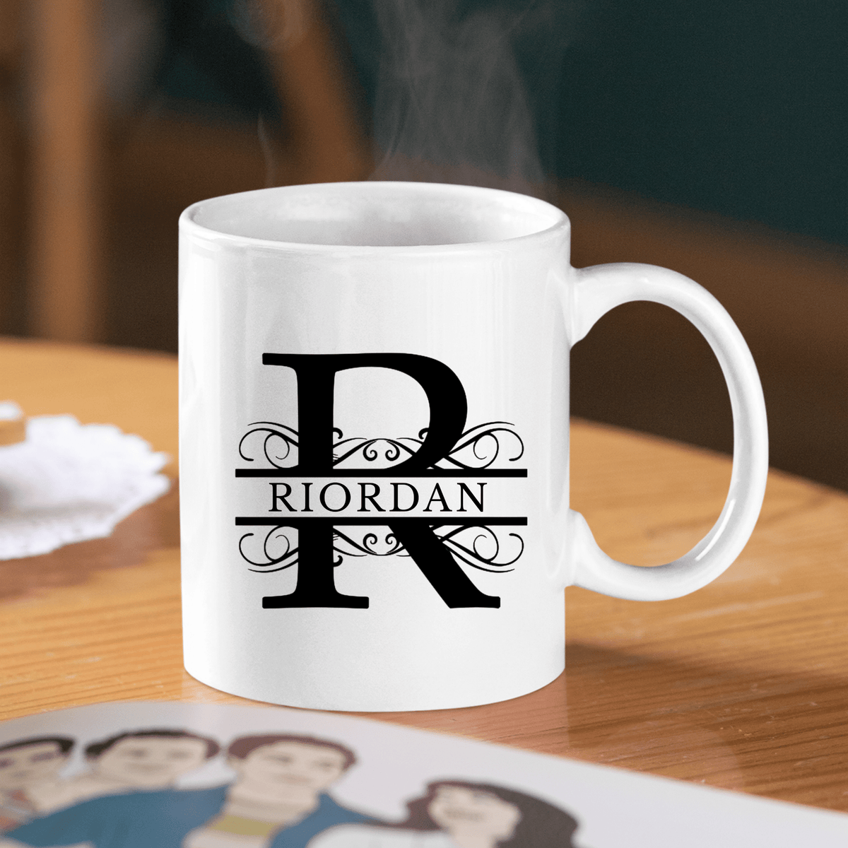 Personalized Monogram Mug | Custom Initial & Name Gift - Granville Designs