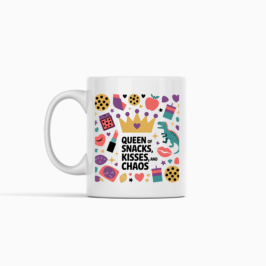 Queen of Snacks Mug | Funny Mom Gift for Mother’s Day - Granville Designs