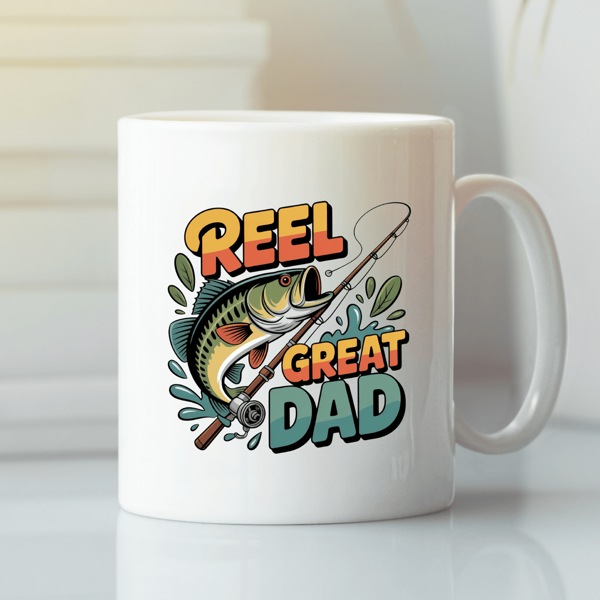 Reel Great Dad Fishing Mug | Funny Dad Gift - Granville Designs