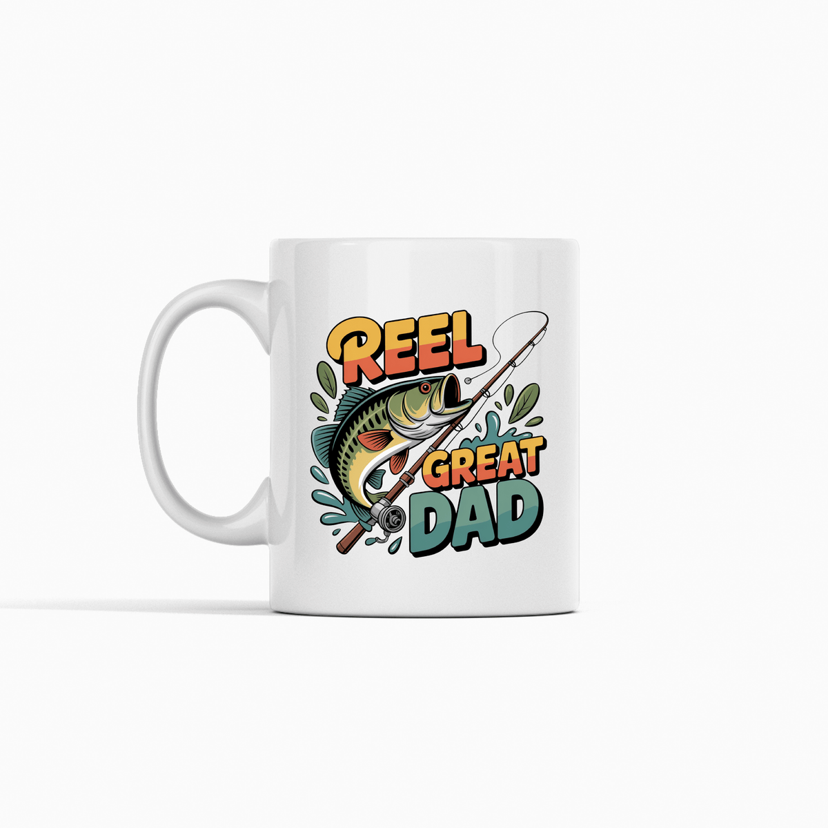 Reel Great Dad Fishing Mug | Funny Dad Gift - Granville Designs