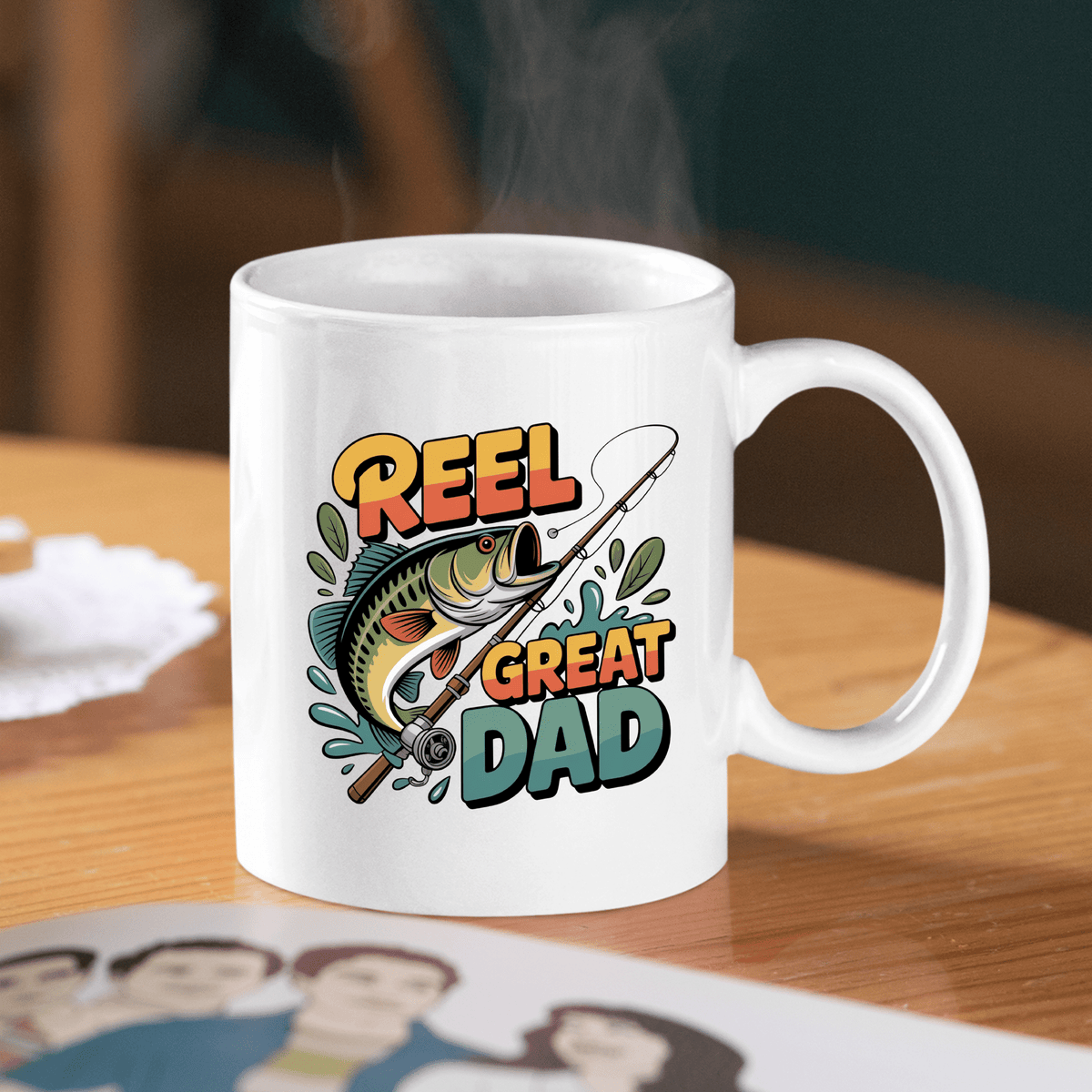 Reel Great Dad Fishing Mug | Funny Dad Gift - Granville Designs