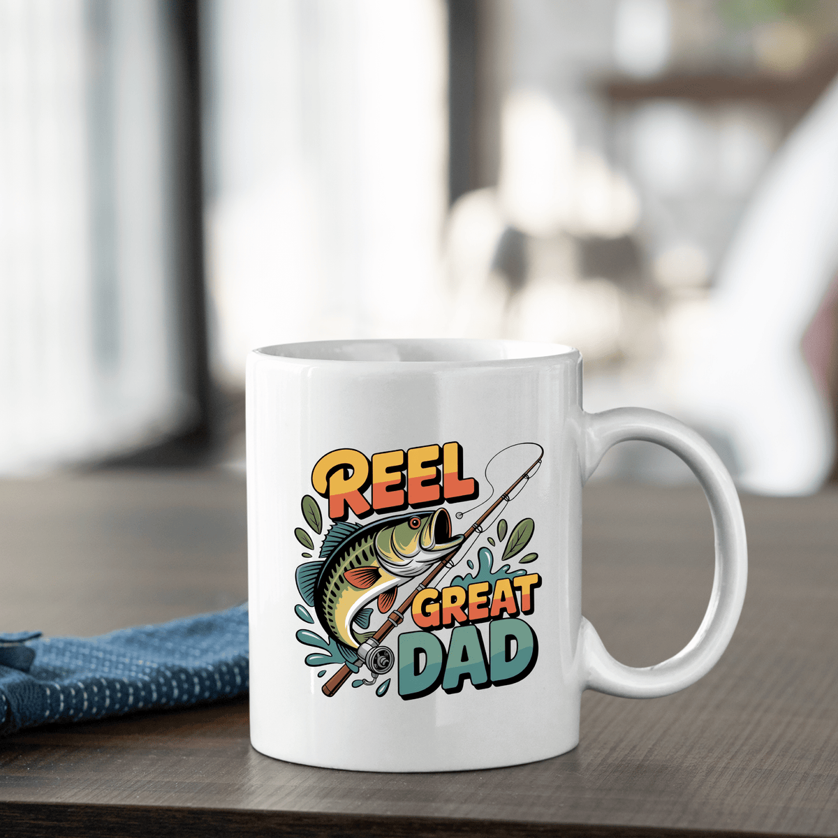 Reel Great Dad Fishing Mug | Funny Dad Gift - Granville Designs