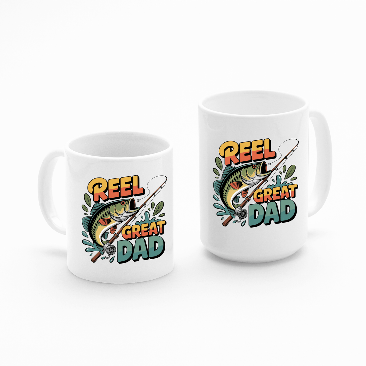 Reel Great Dad Fishing Mug | Funny Dad Gift - Granville Designs