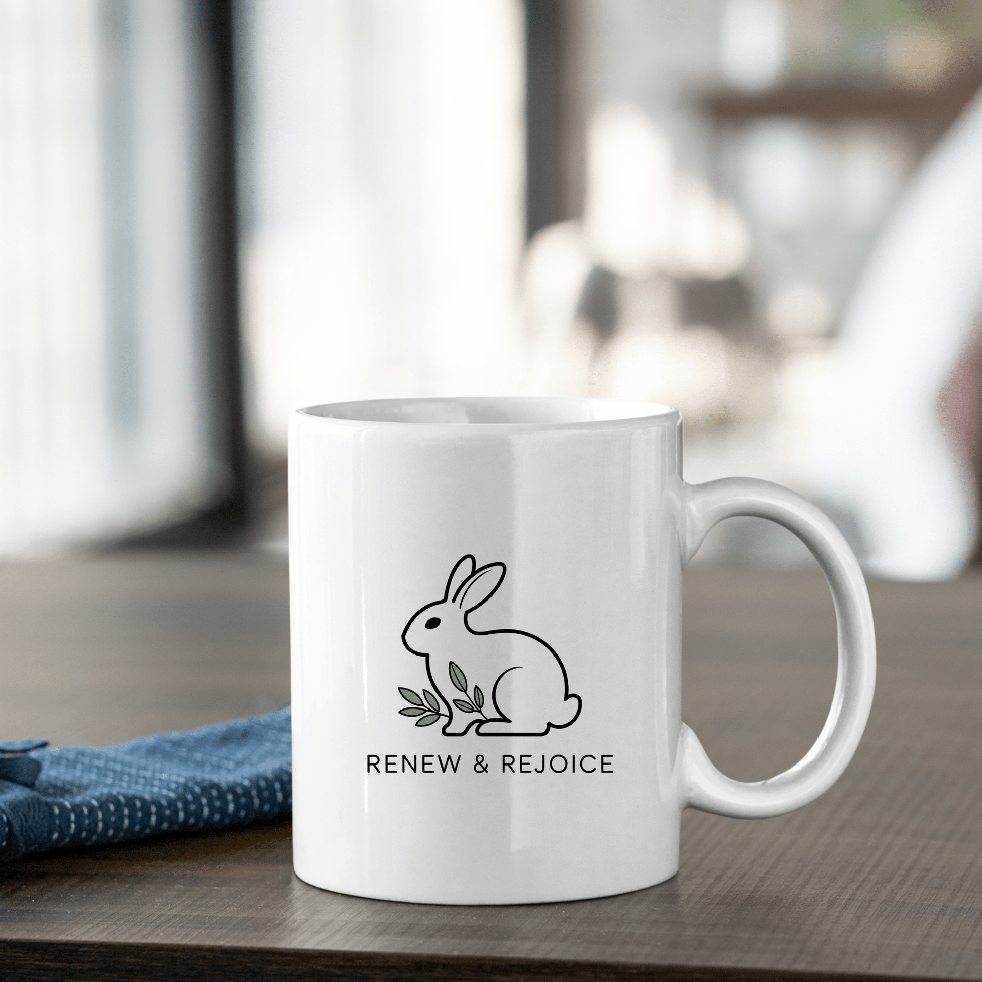 Renew & Rejoice Mug | Minimalist Easter Gift - Granville Designs