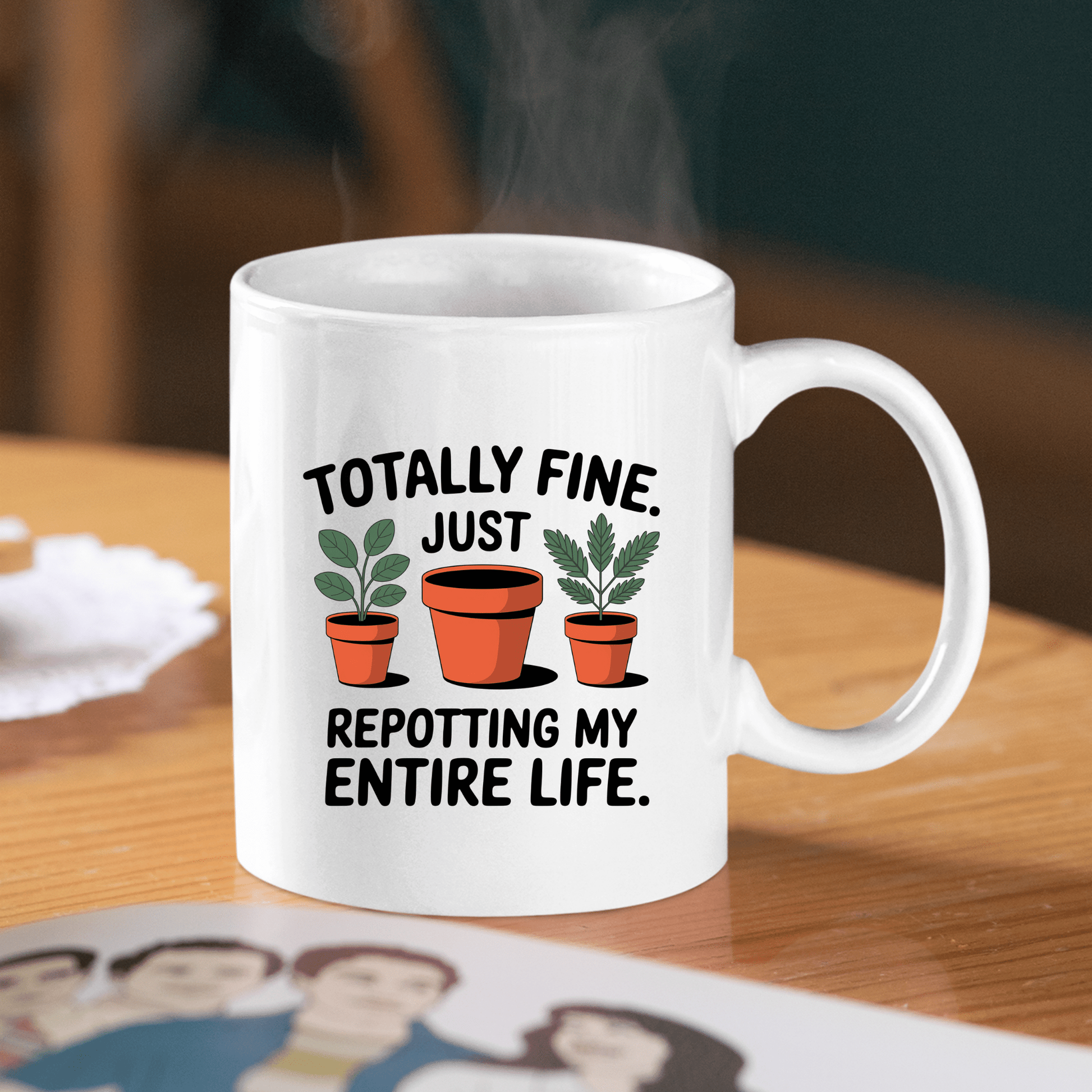 Repotting My Life Mug | Funny Plant Lover Gift - Granville Designs