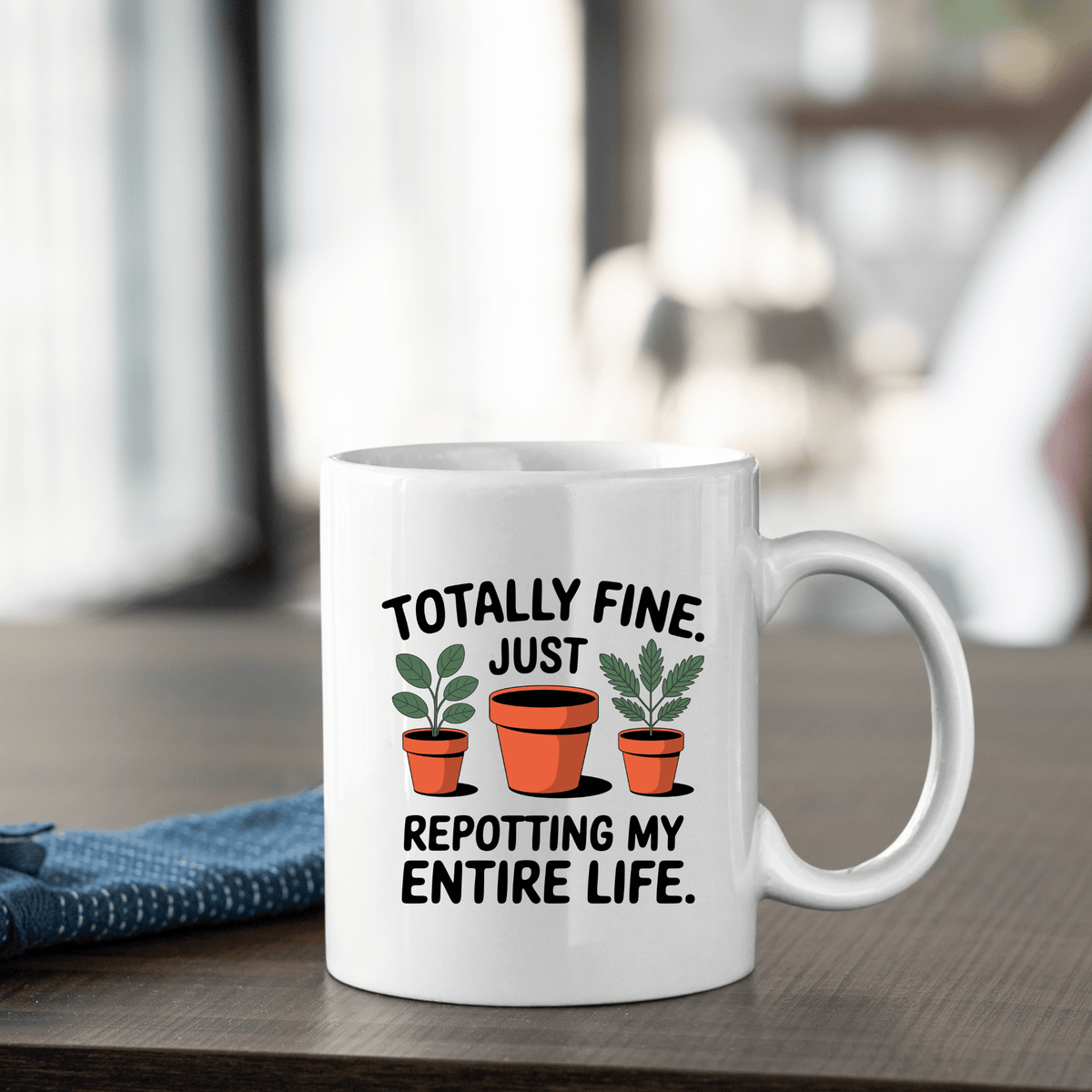 Repotting My Life Mug | Funny Plant Lover Gift - Granville Designs