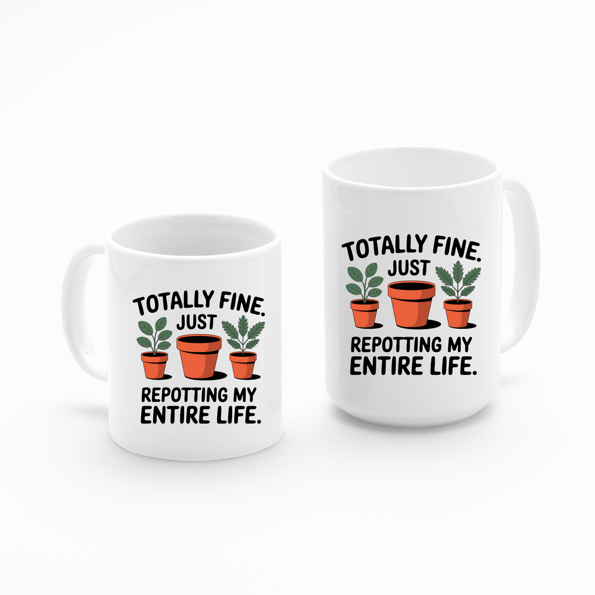 Repotting My Life Mug | Funny Plant Lover Gift - Granville Designs
