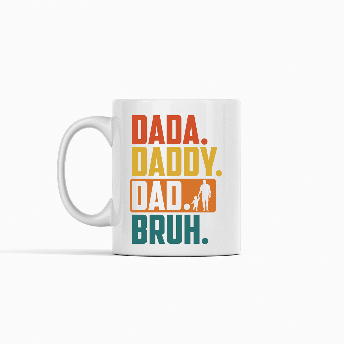 Retro Dada Daddy Dad Bruh Mug | Funny Dad Gift - Granville Designs