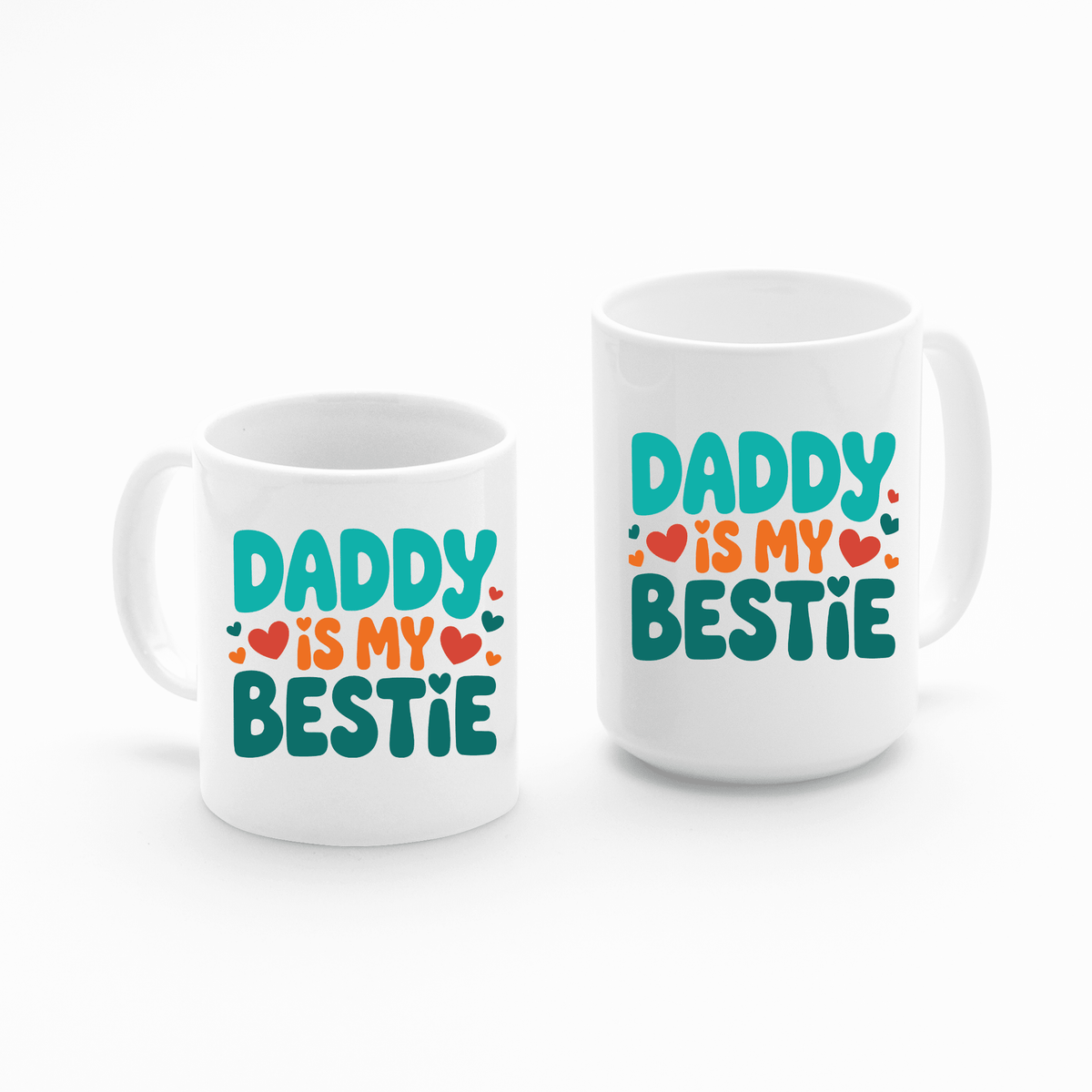 Retro Daddy Is My Bestie Mug | Dad Gift - Granville Designs