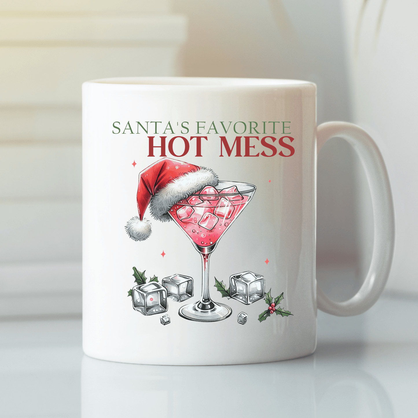 Santa's Favorite Hot Mess Mug | Funny Christmas Gift - Granville Designs