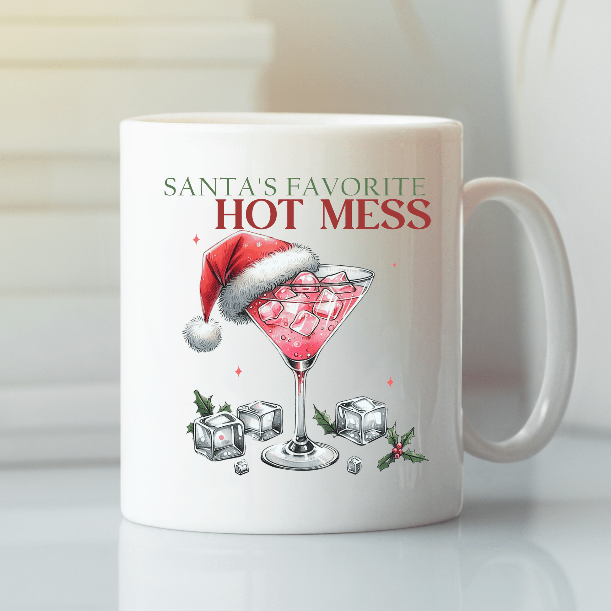 Santa's Favorite Hot Mess Mug | Funny Christmas Gift - Granville Designs