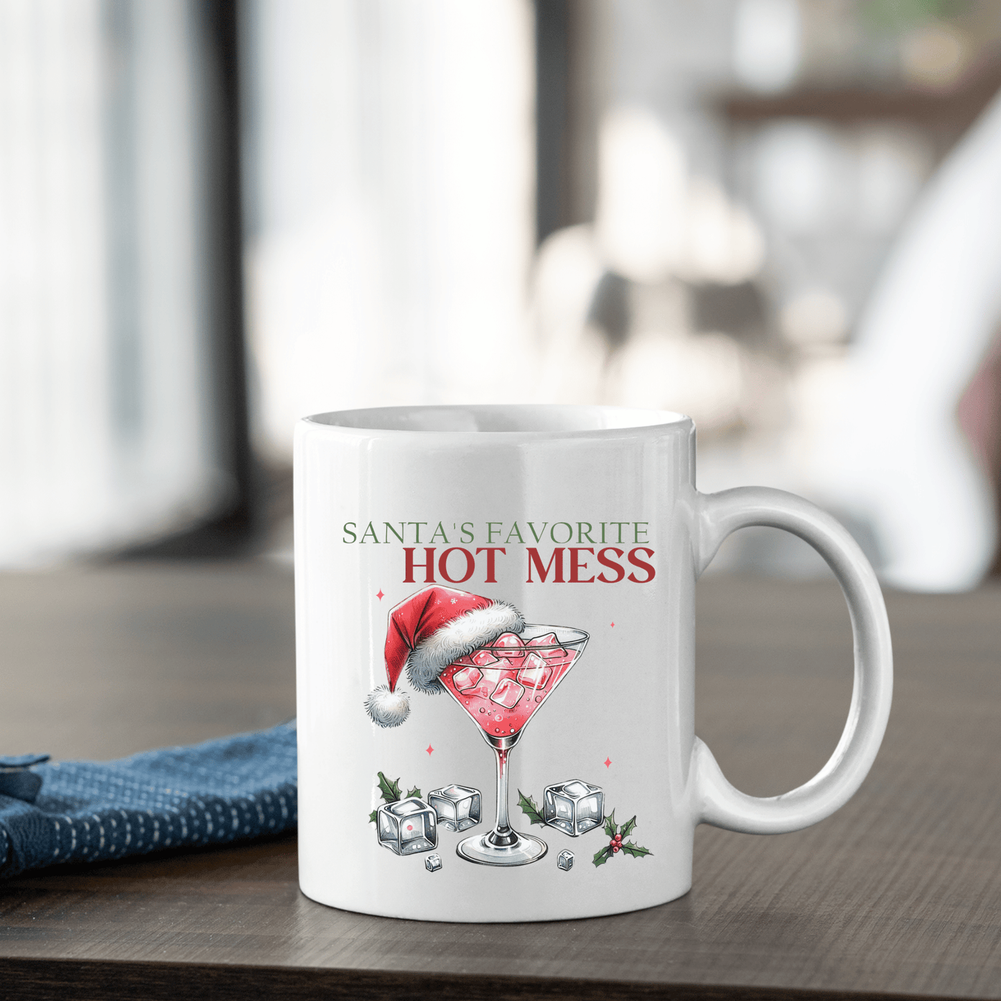 Santa's Favorite Hot Mess Mug | Funny Christmas Gift - Granville Designs