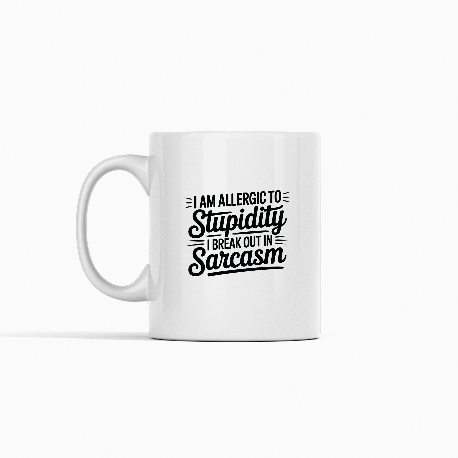 Sarcasm Allergy Mug – Funny Coffee Cup for Work - Granville Designs