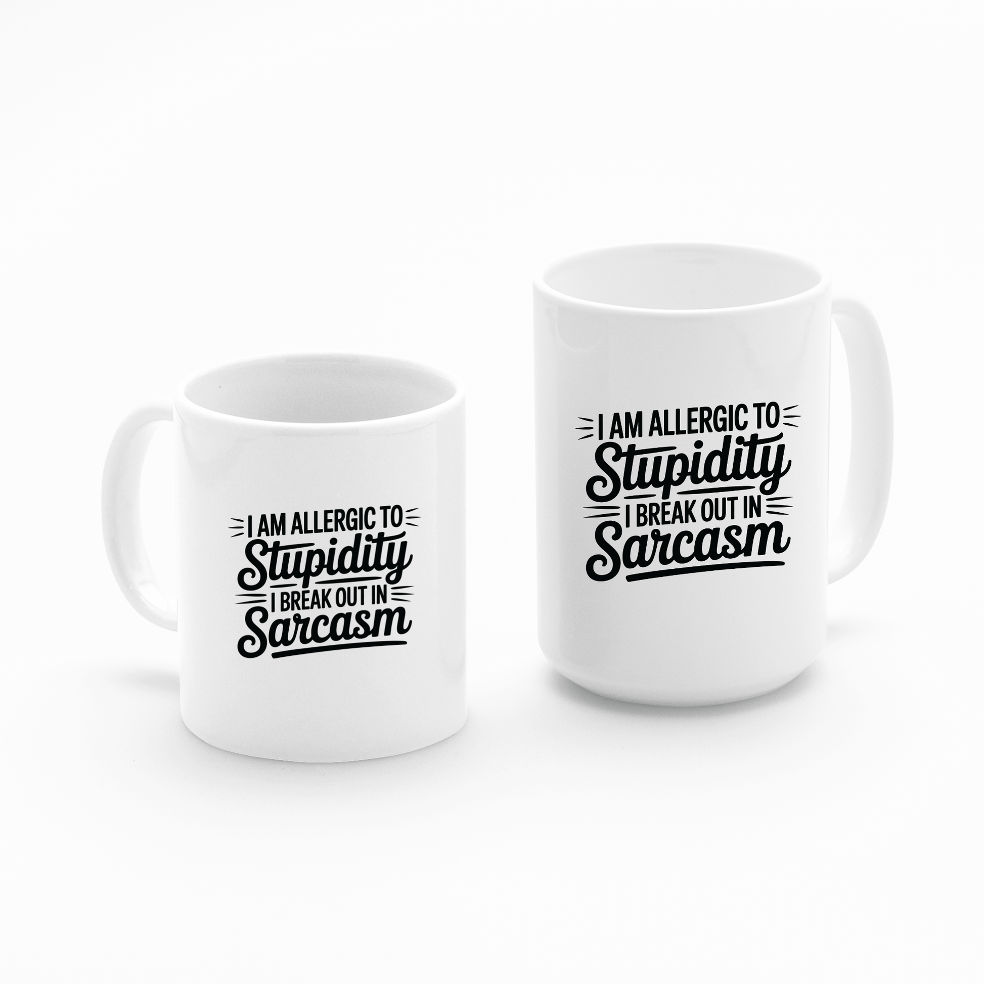 Sarcasm Allergy Mug – Funny Coffee Cup for Work - Granville Designs