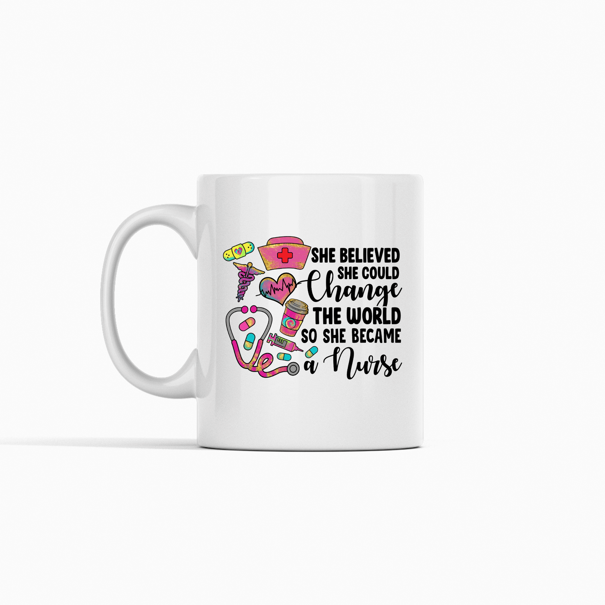 She Believed She Could Nurse Mug | Inspirational Nurse Gift - Granville Designs
