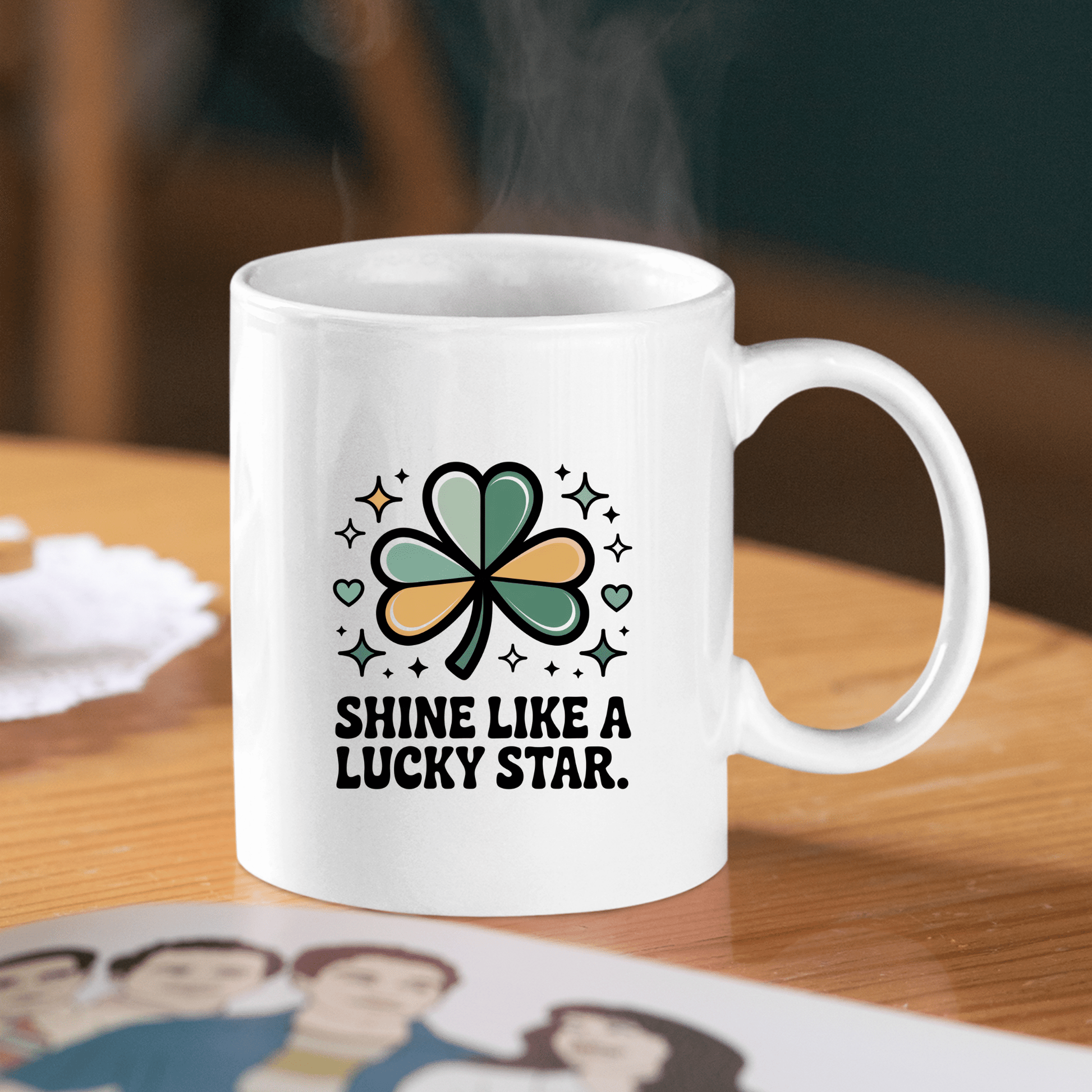 Shine Like a Lucky Star Mug | Positive St. Patrick’s Day Gift - Granville Designs