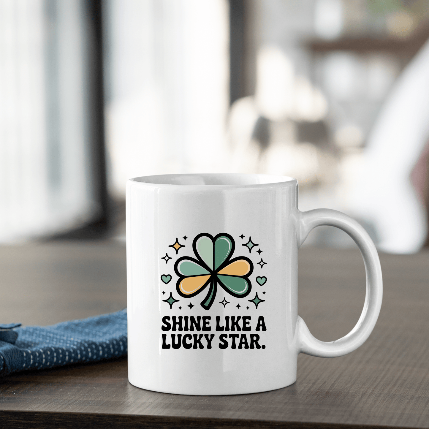 Shine Like a Lucky Star Mug | Positive St. Patrick’s Day Gift - Granville Designs