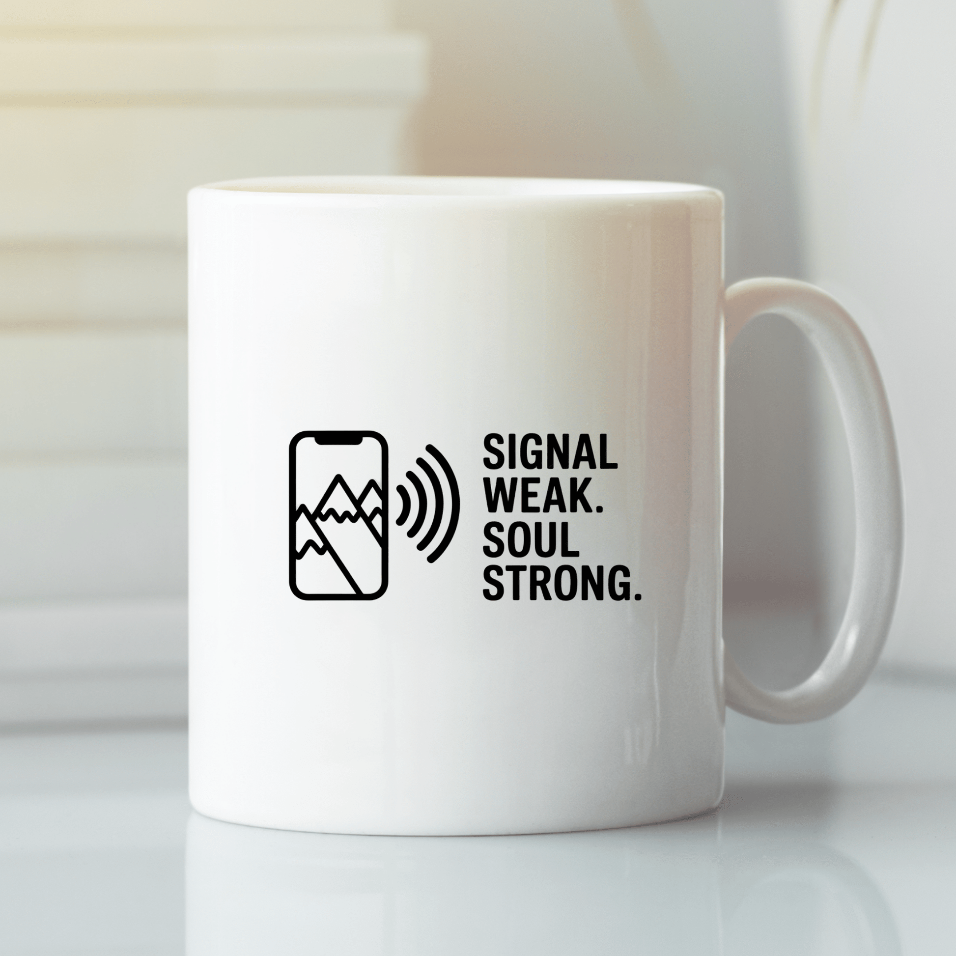 Signal Weak Soul Strong | Nature Lover Mug - Granville Designs