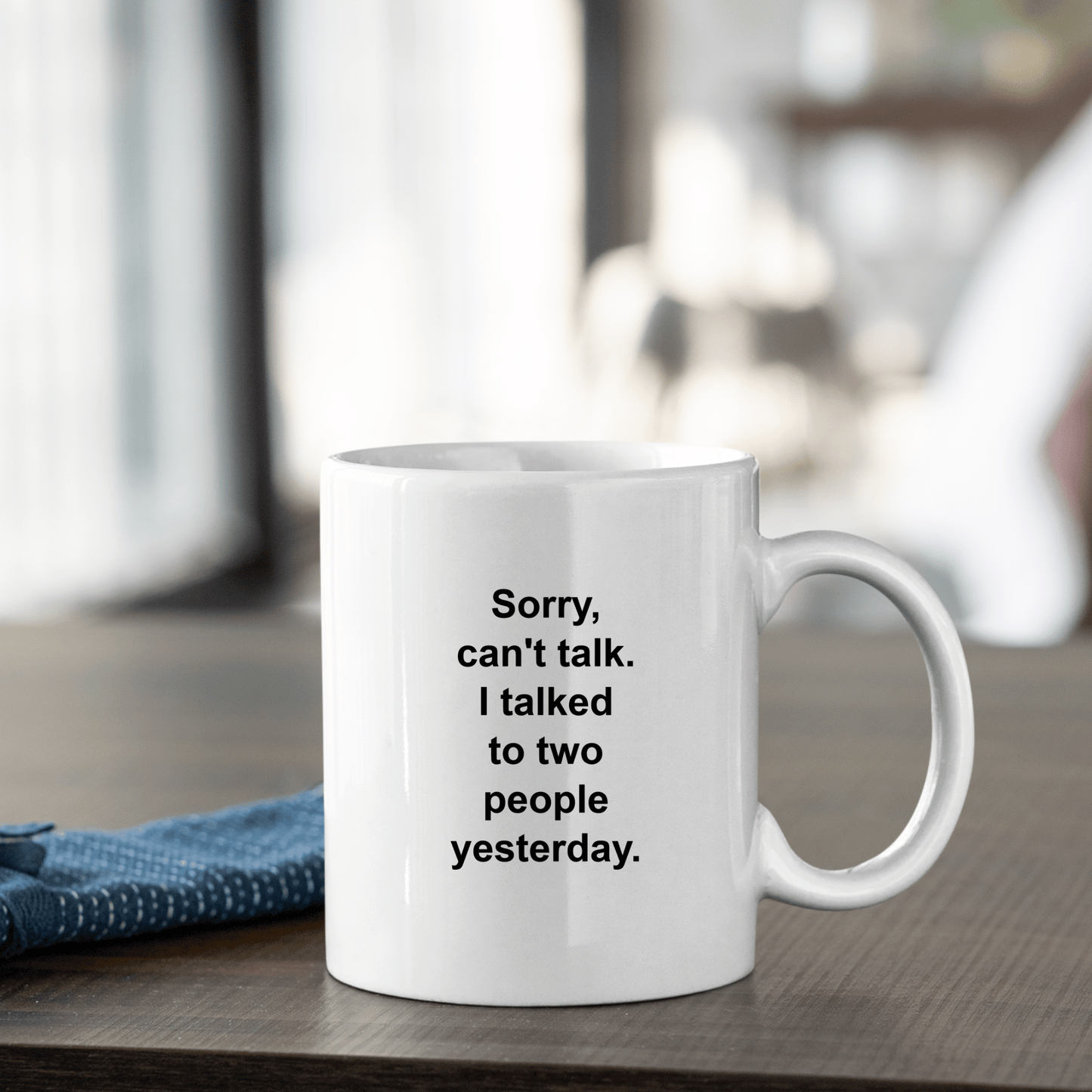 I Talked To Two People Yesterday | Funny Introvert Mug - Granville Designs