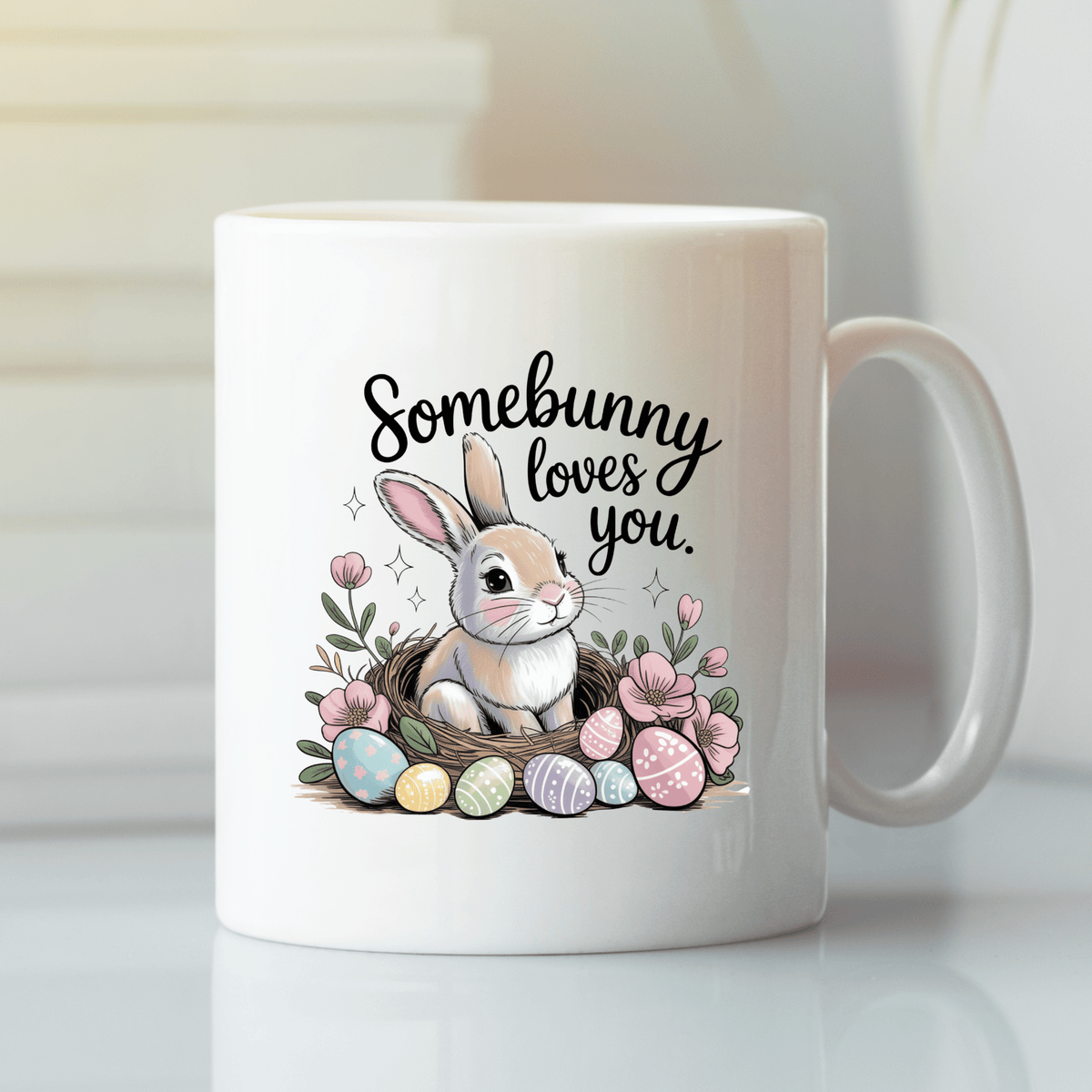 Somebunny Loves You Mug | Cute Easter Gift - Granville Designs