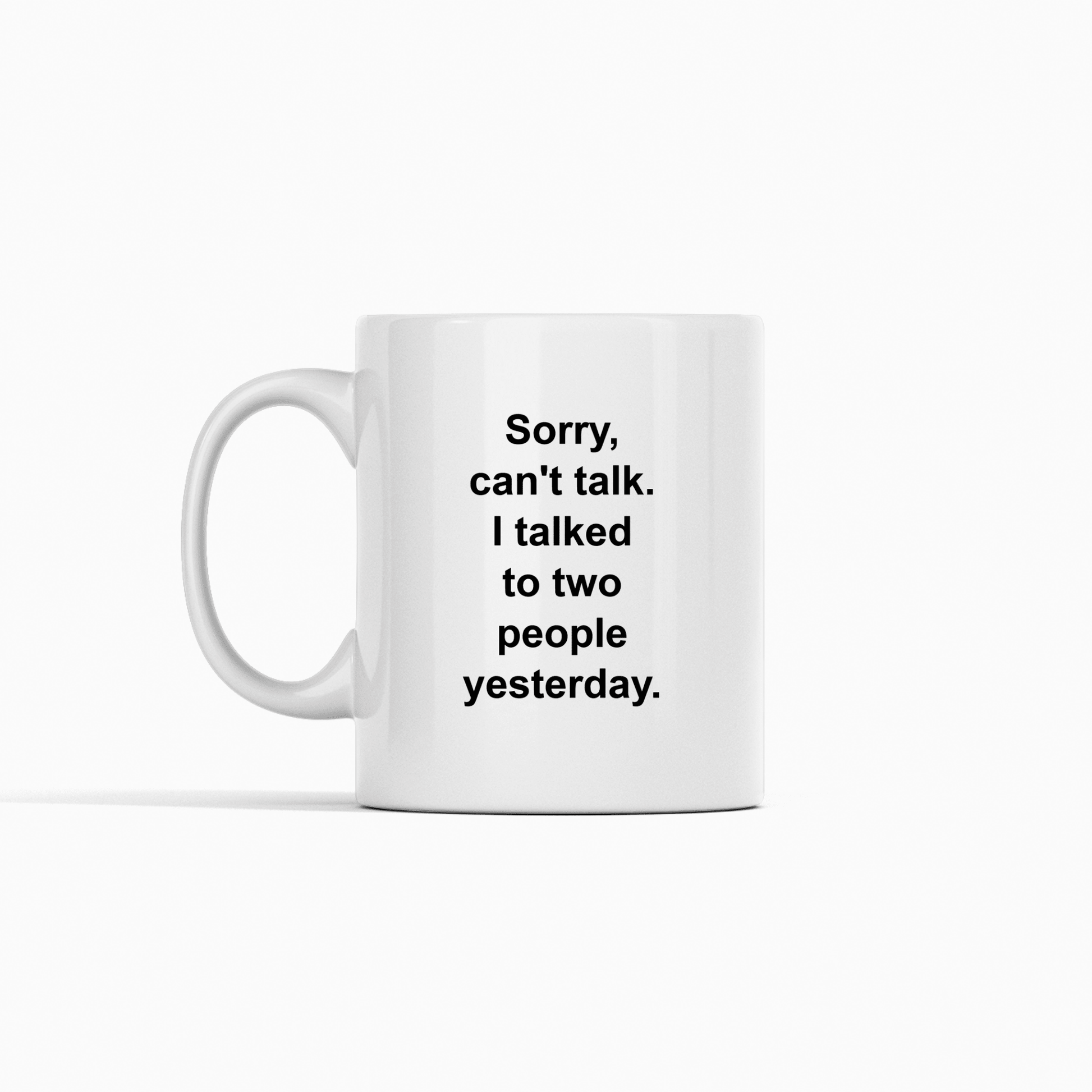 I Talked To Two People Yesterday | Funny Introvert Mug - Granville Designs