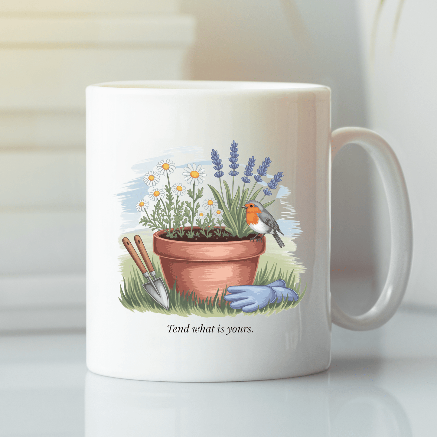 Tend What Is Yours Mug | Garden - Inspired Gift - Granville Designs